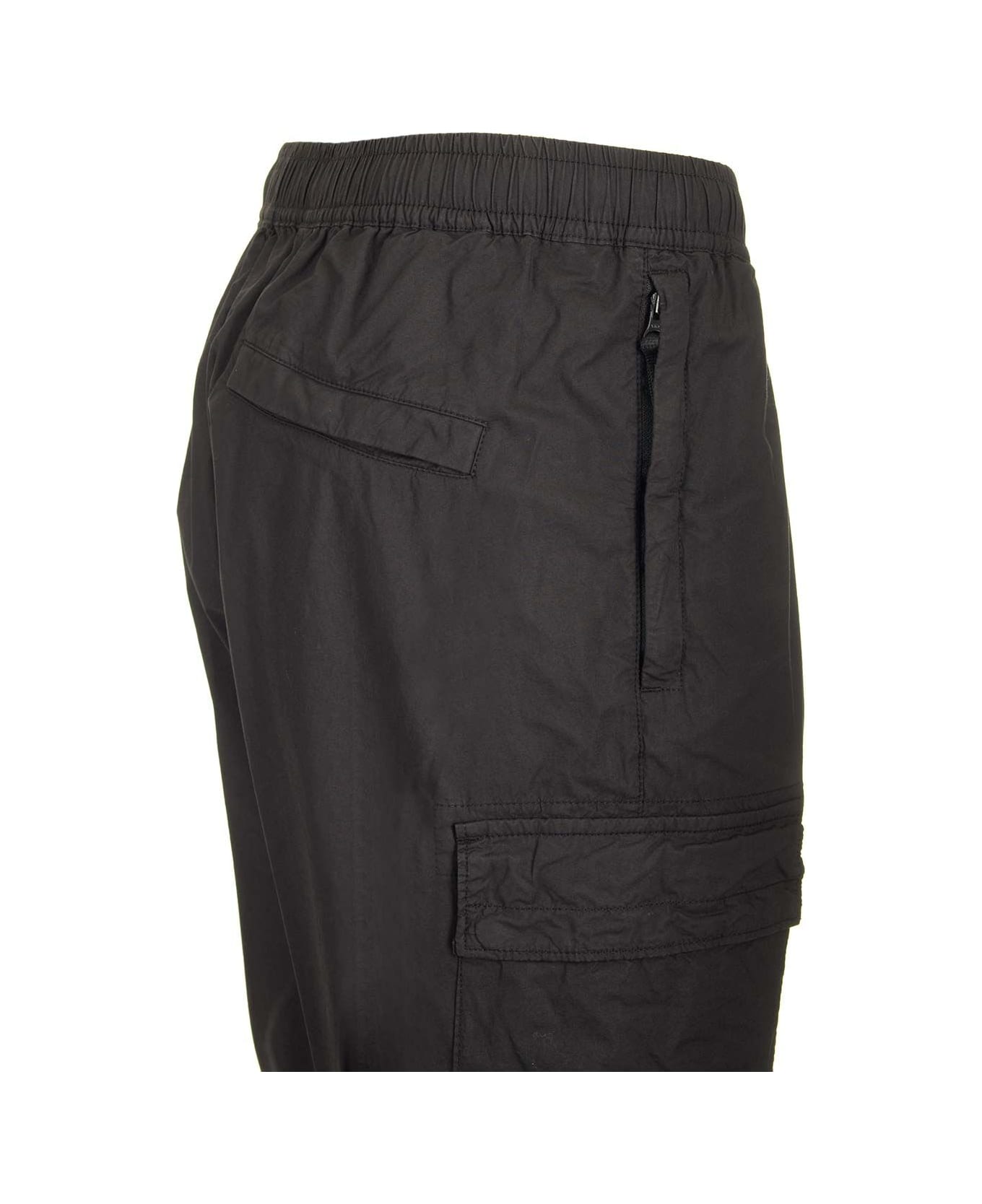 Stone Island "paracadute" Cargo Pants - Black
