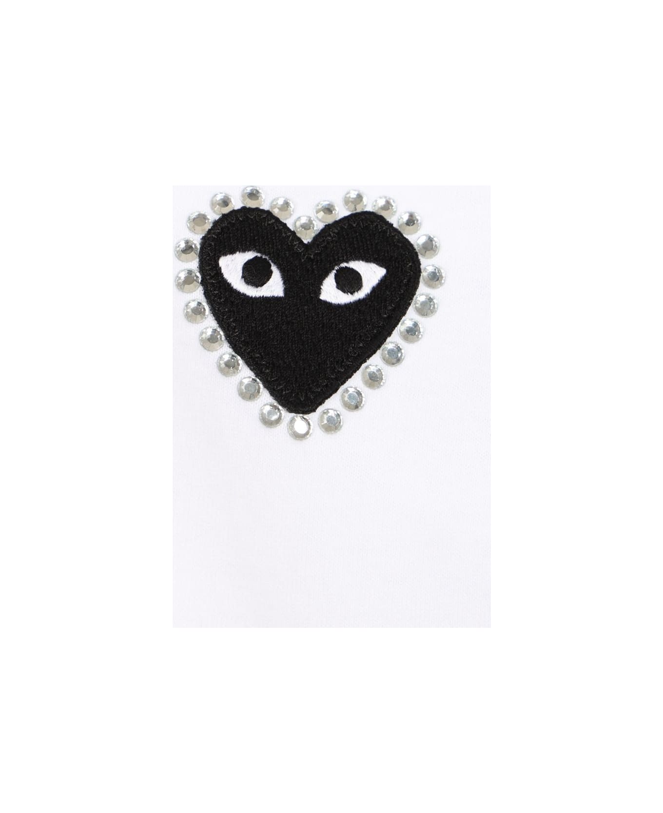 Comme des Garçons Play Black Heart T-shirt - Whitexblack