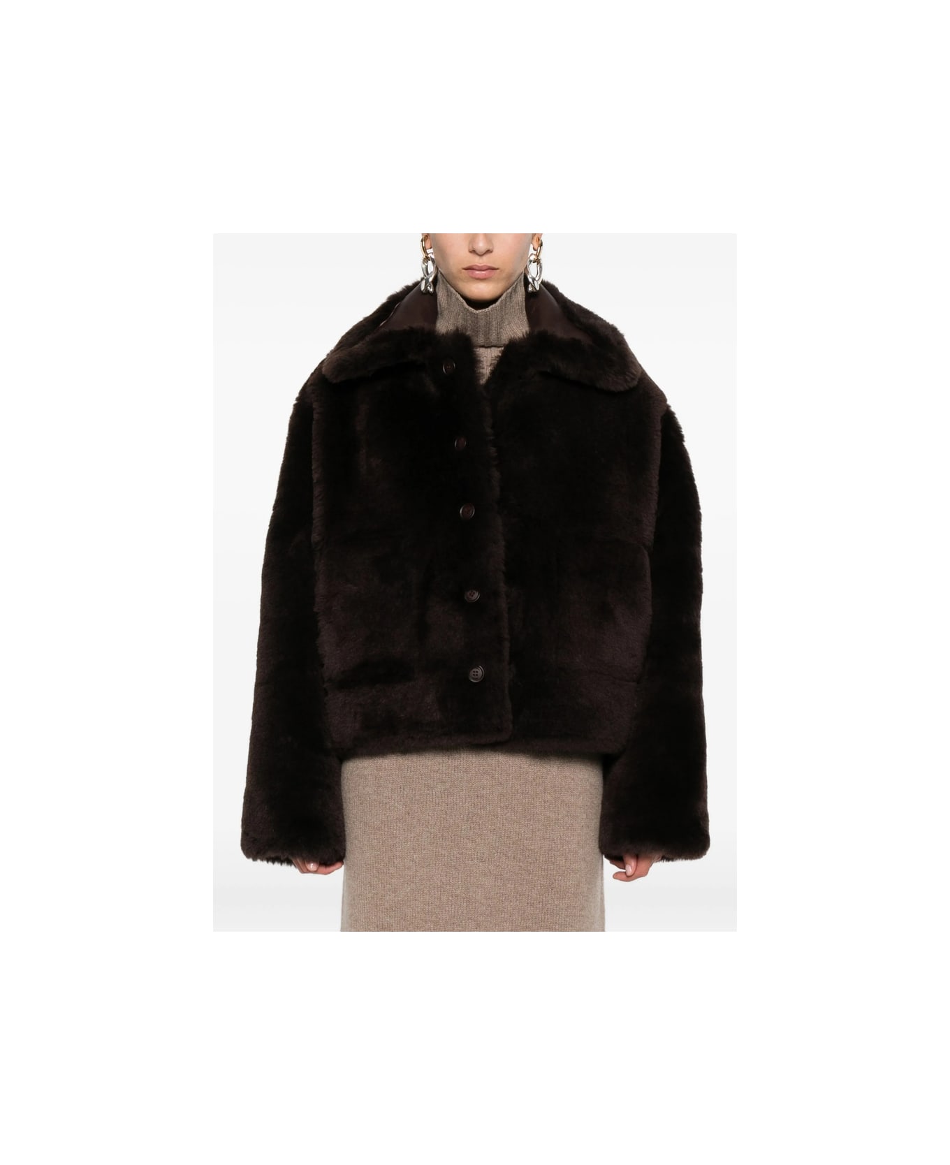 David Koma Jacket - BROWN