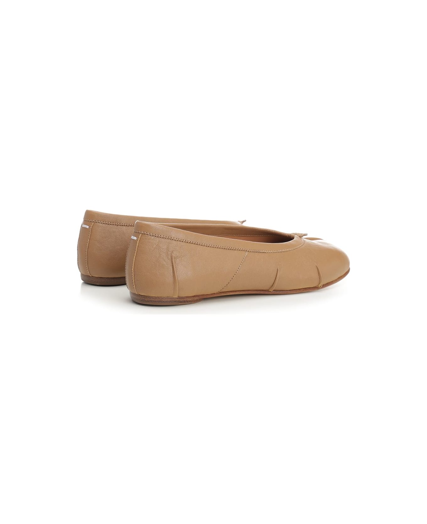 Maison Margiela "tabi" Flat Shoes - Beige
