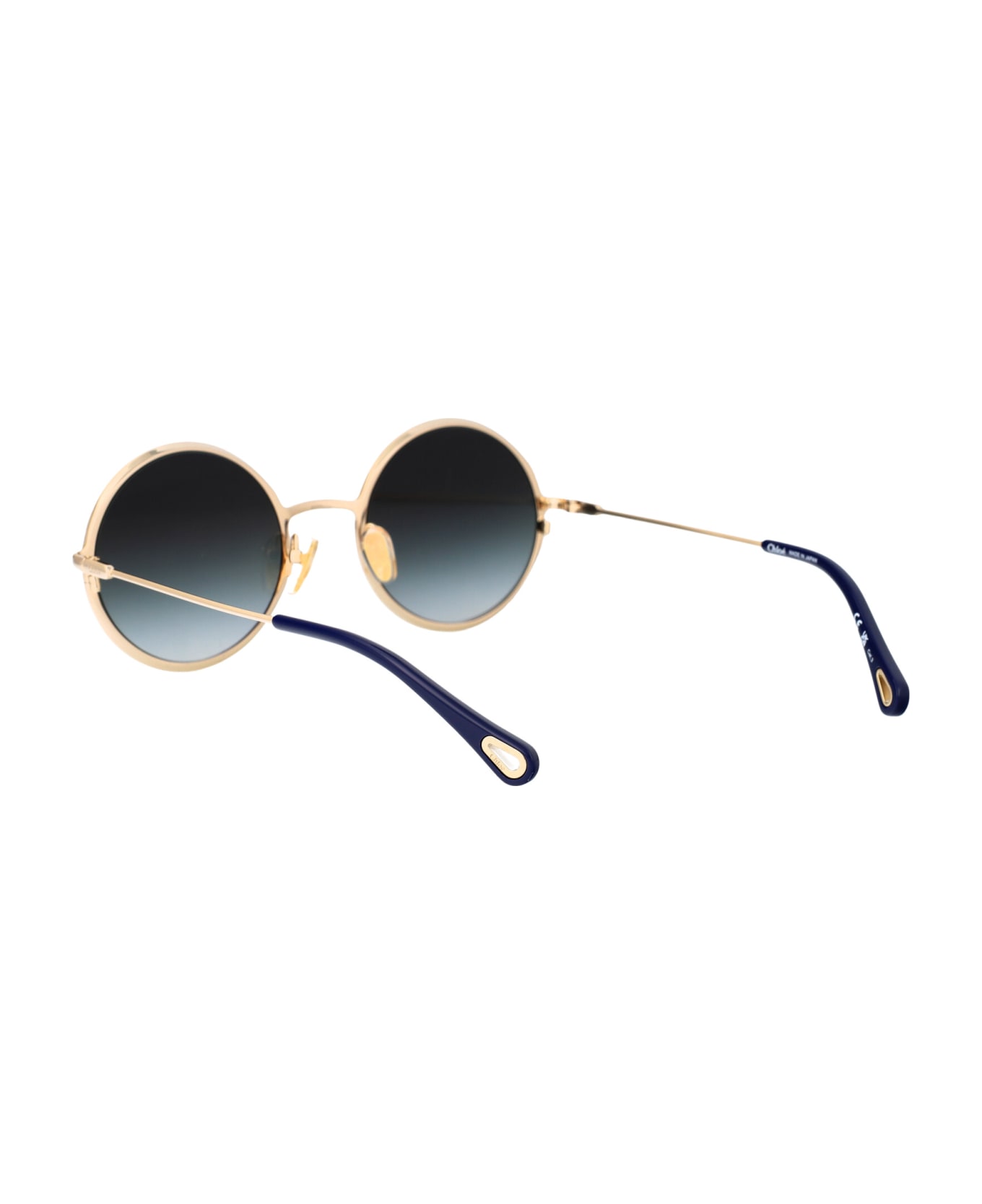 Chloé Eyewear Ch0230s Sunglasses - 004 GOLD GOLD GREY