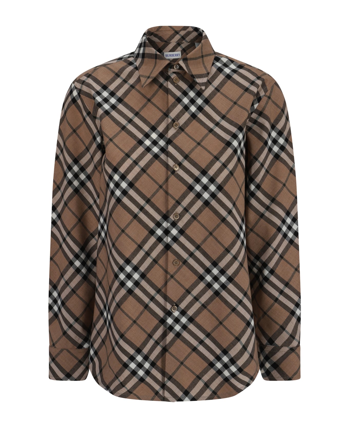 Burberry Beige Check Cotton Shirt - LINDENIPCHECK