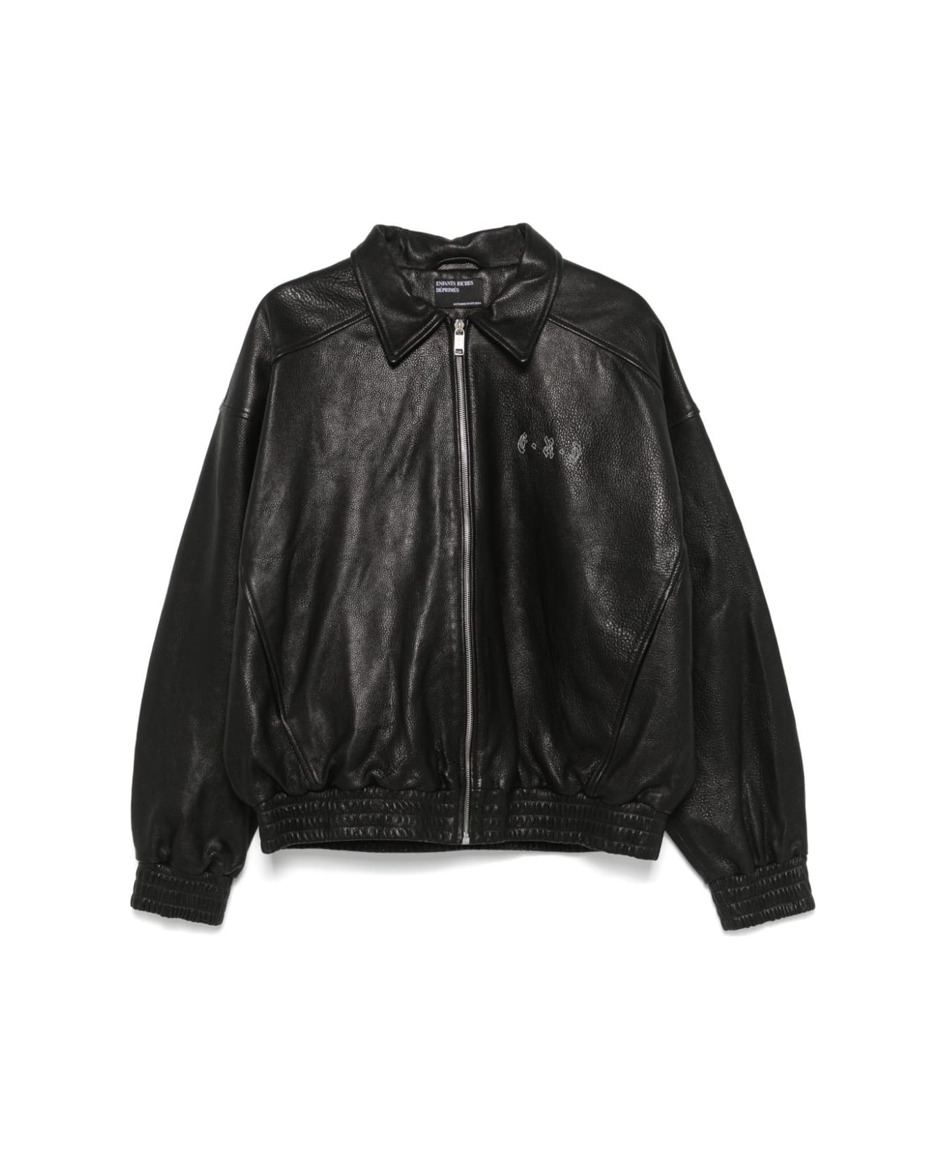 Enfants Riches Deprimes Painters Wives Leather Library Jacket - Black