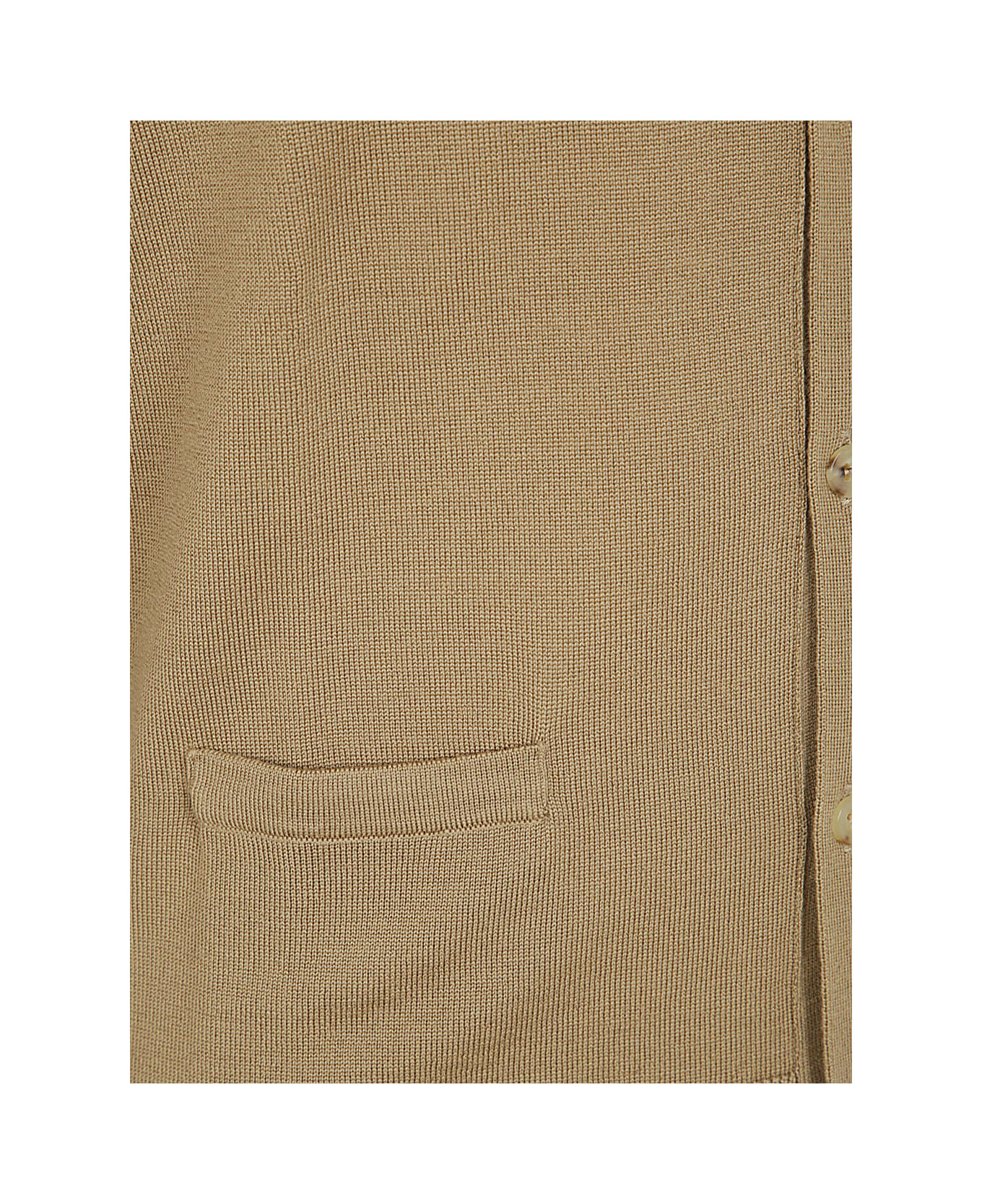 Nuur V-neck Cardigan - Camel