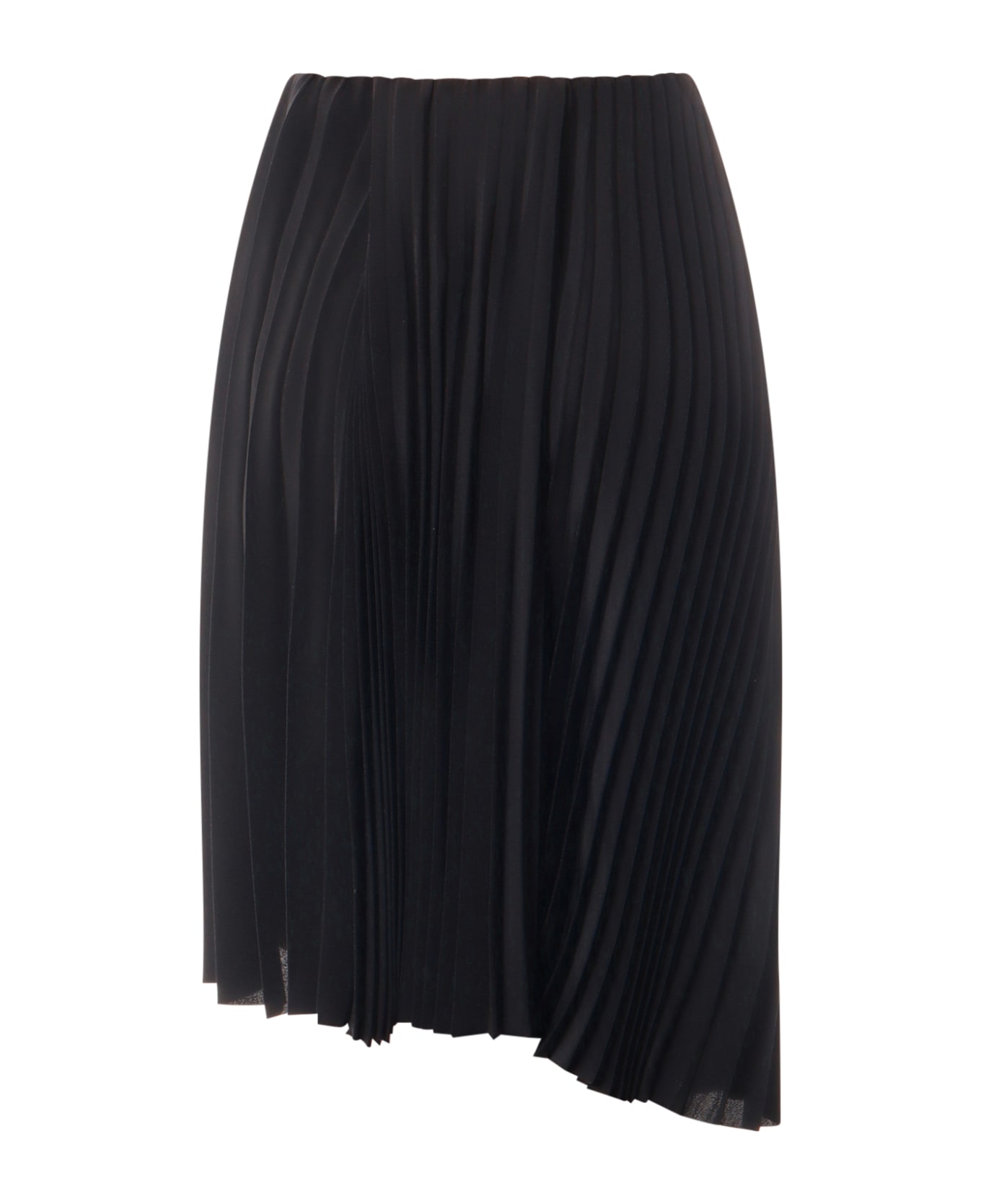 Saint Laurent Pleated Skirt - Black