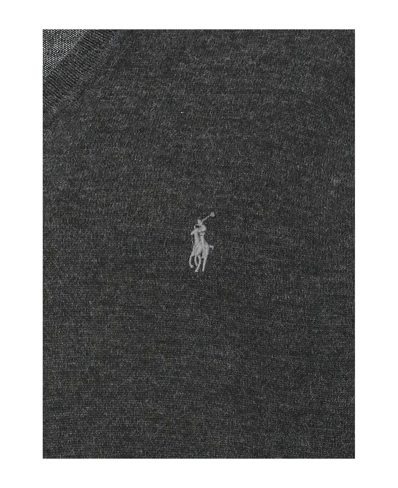 Ralph Lauren Sweater With Pony Logo - Grey