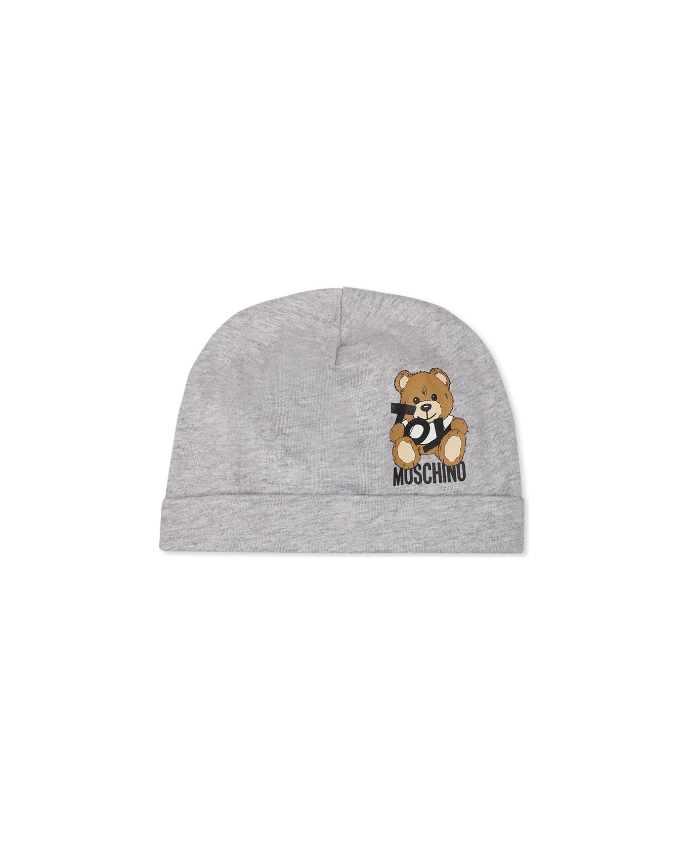 Moschino Grey Accessory Set For Babykids With Teddy Bear - Grey