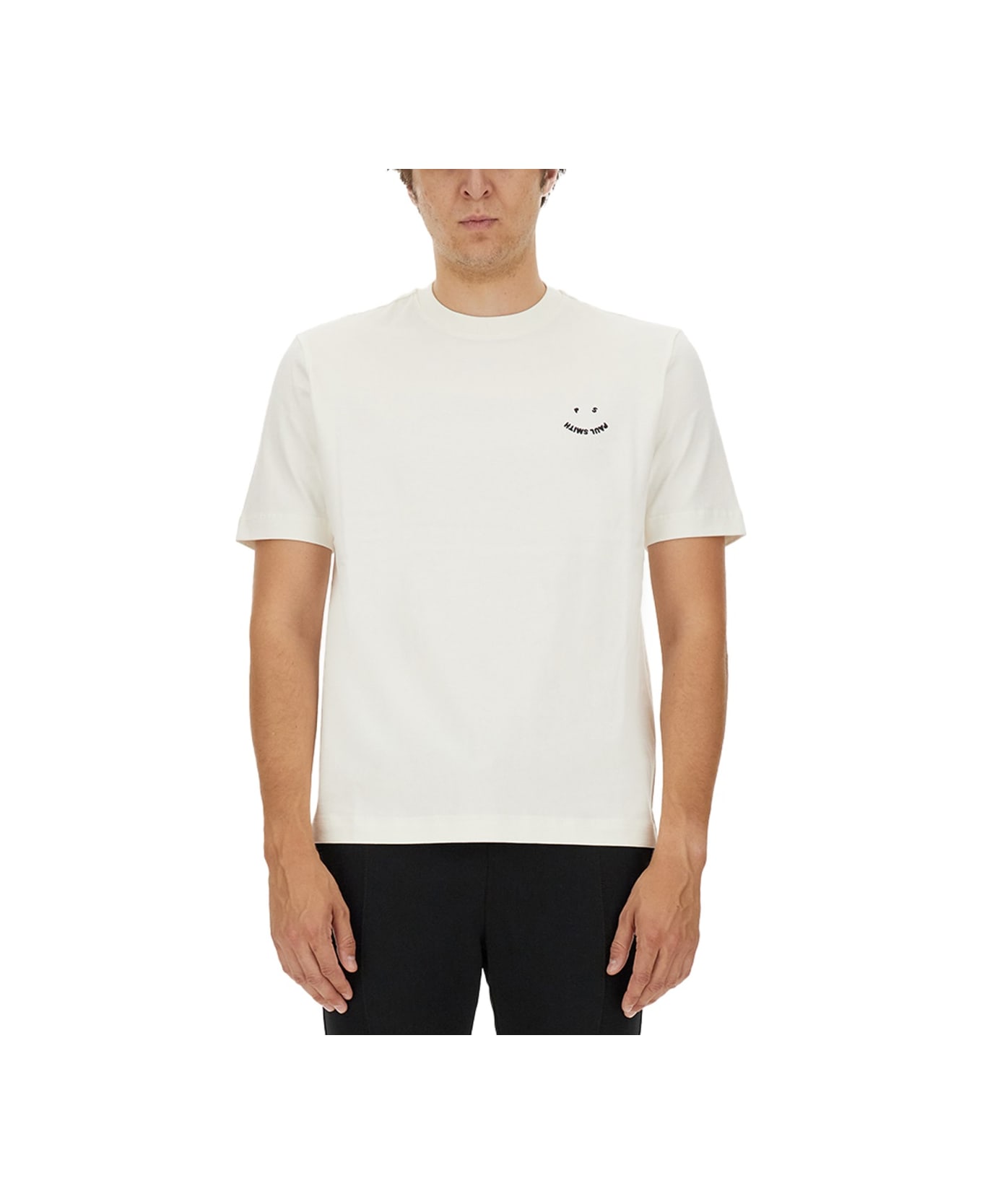 PS by Paul Smith Happy T-shirt - WHITE