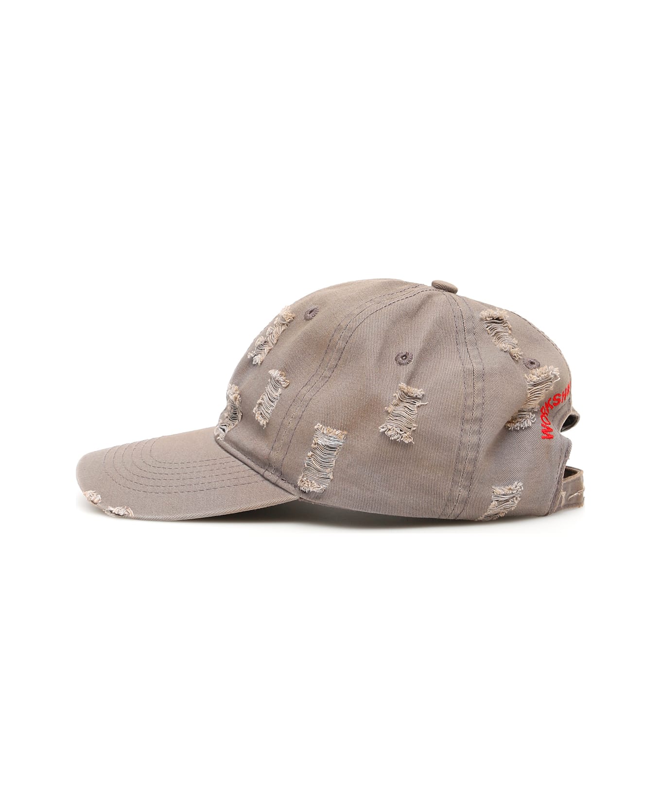 032c Destroyed Baseball Cap - GREY (Grey)