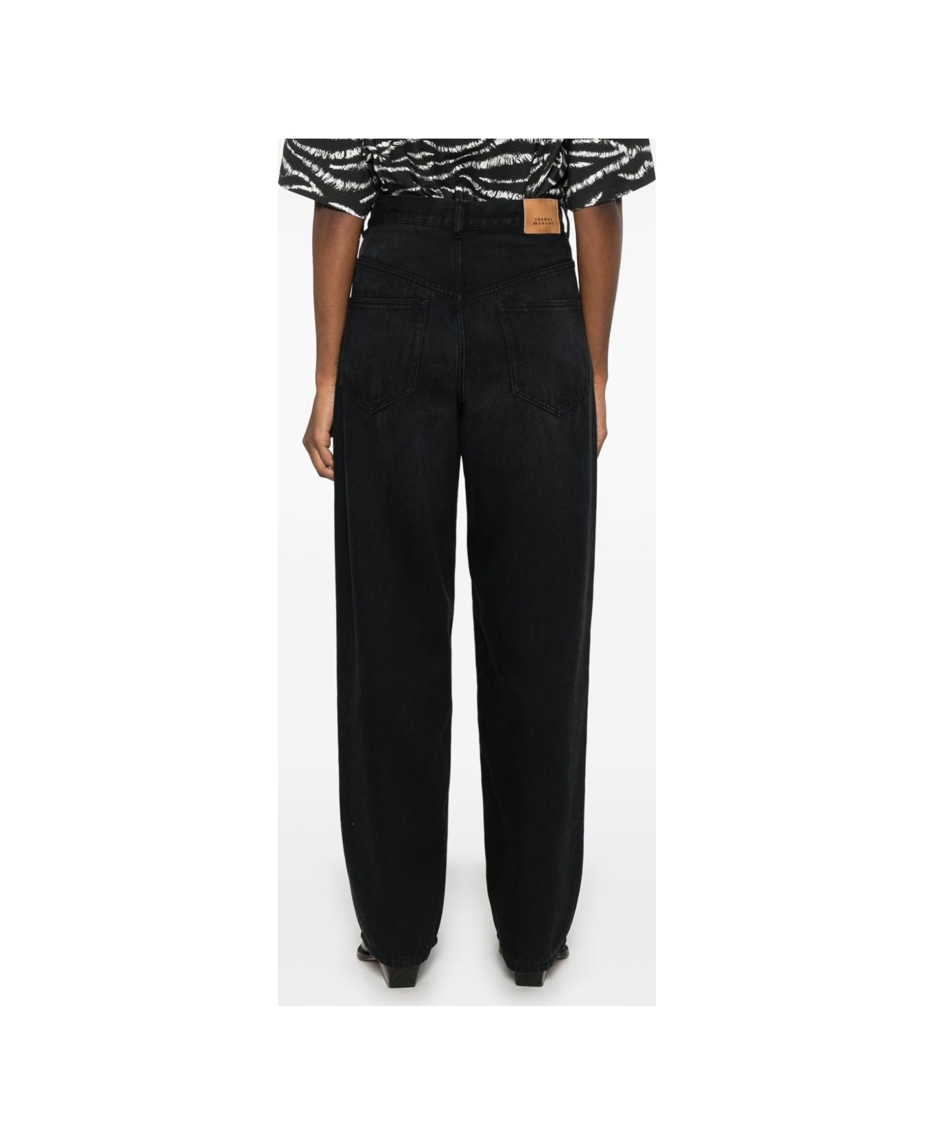 Isabel Marant - Jenny Straight Leg Jeans - BLACK