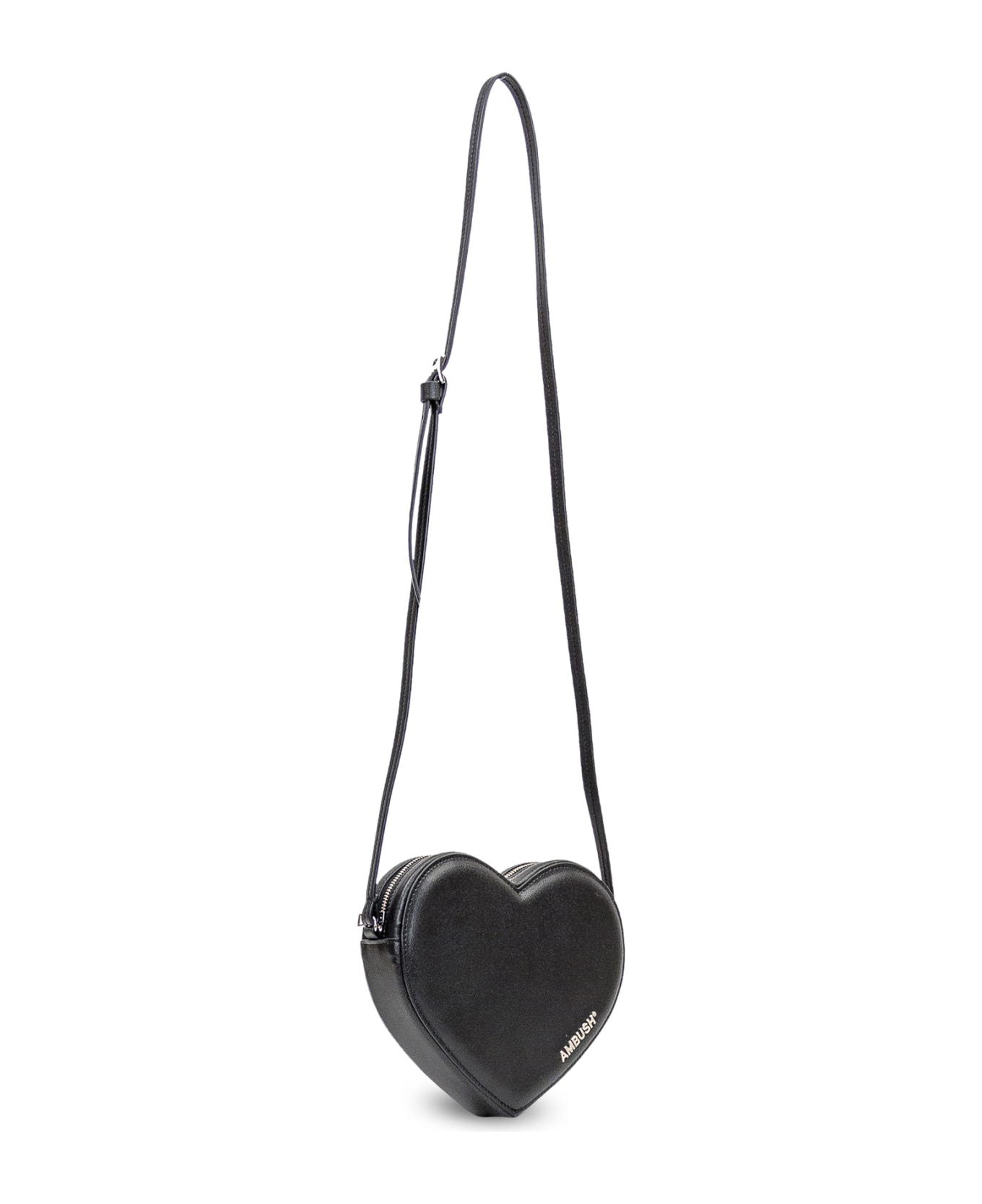 AMBUSH Flat Heart Crossbody Bag - Black No Color