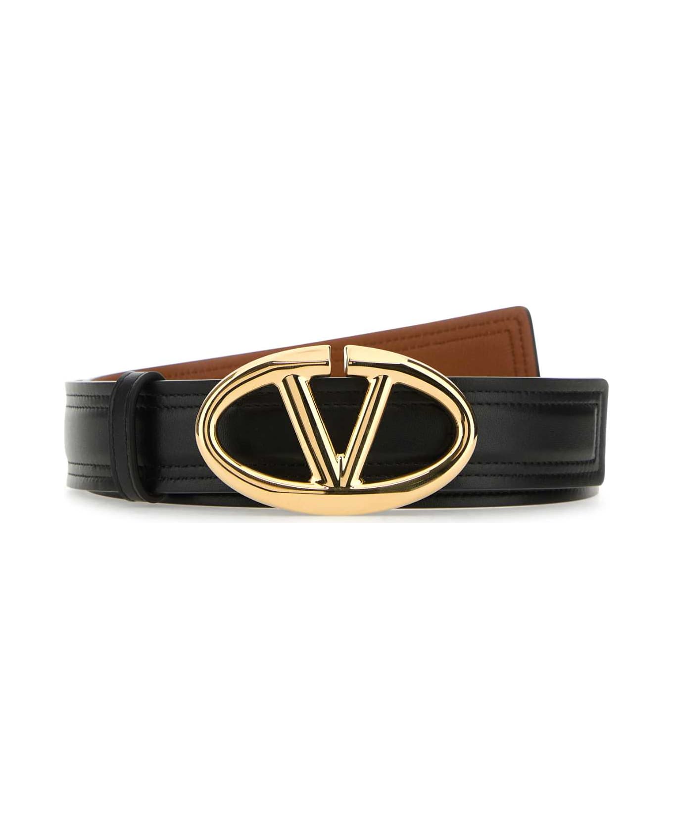 Valentino Garavani Reversible Belt - NERONATURALETAN ベルト