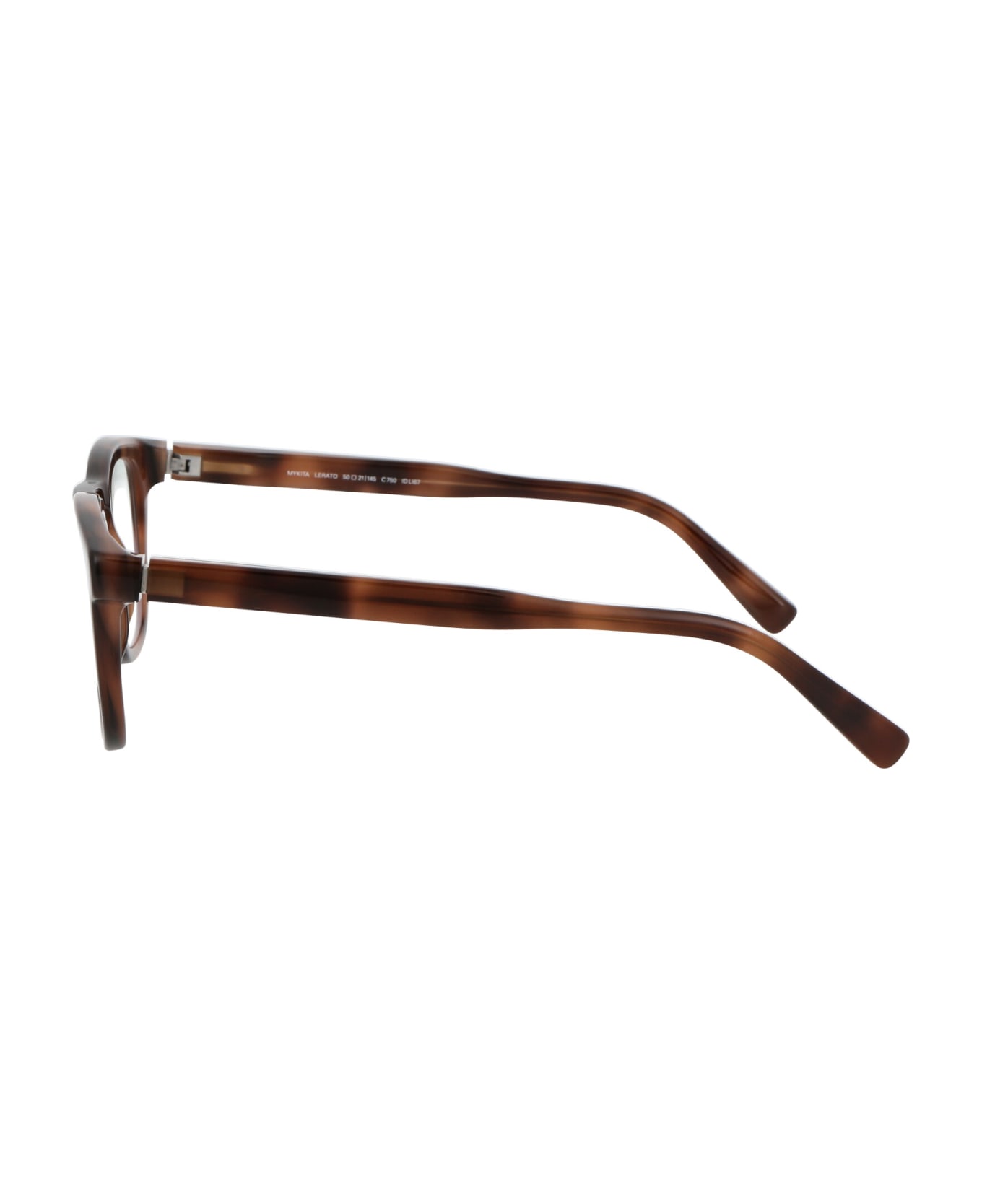 Mykita Lerato Glasses - 750 C137-Zanzibar/Shiny Silver Clear アイウェア