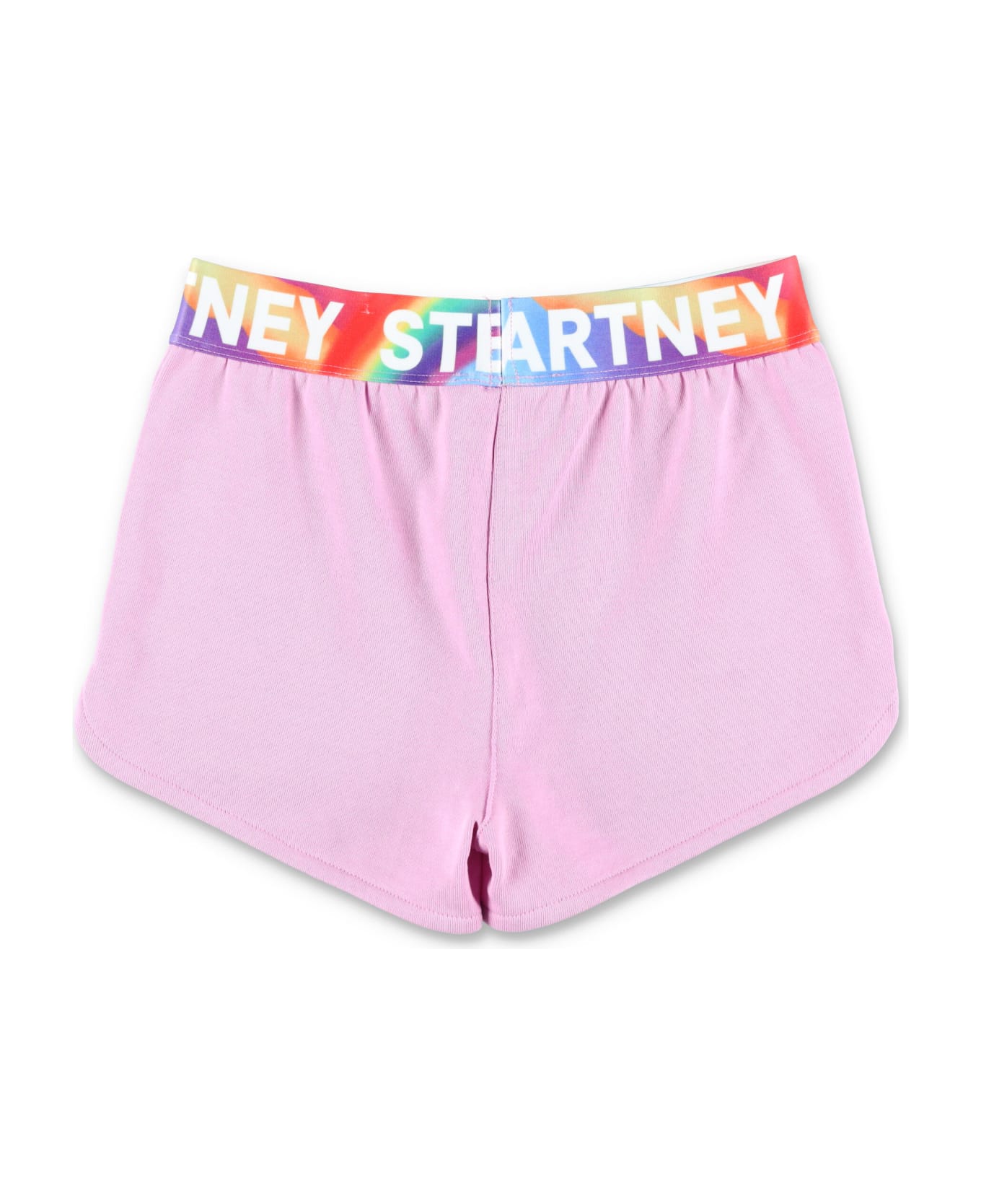 Stella McCartney Kids Logo Tape Shorts - PINK