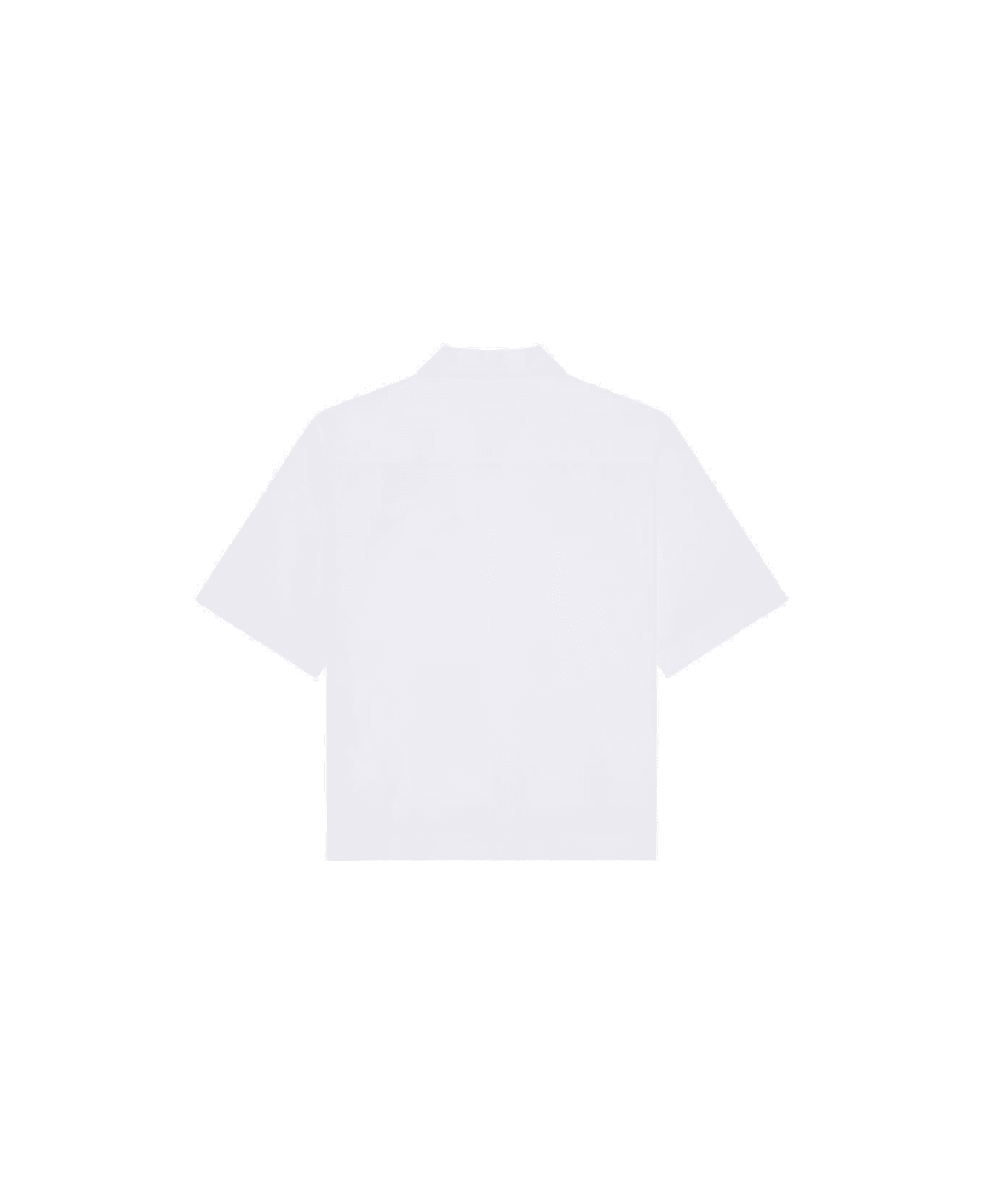 Givenchy Logo Embroidered Short-sleeve Shirt - White