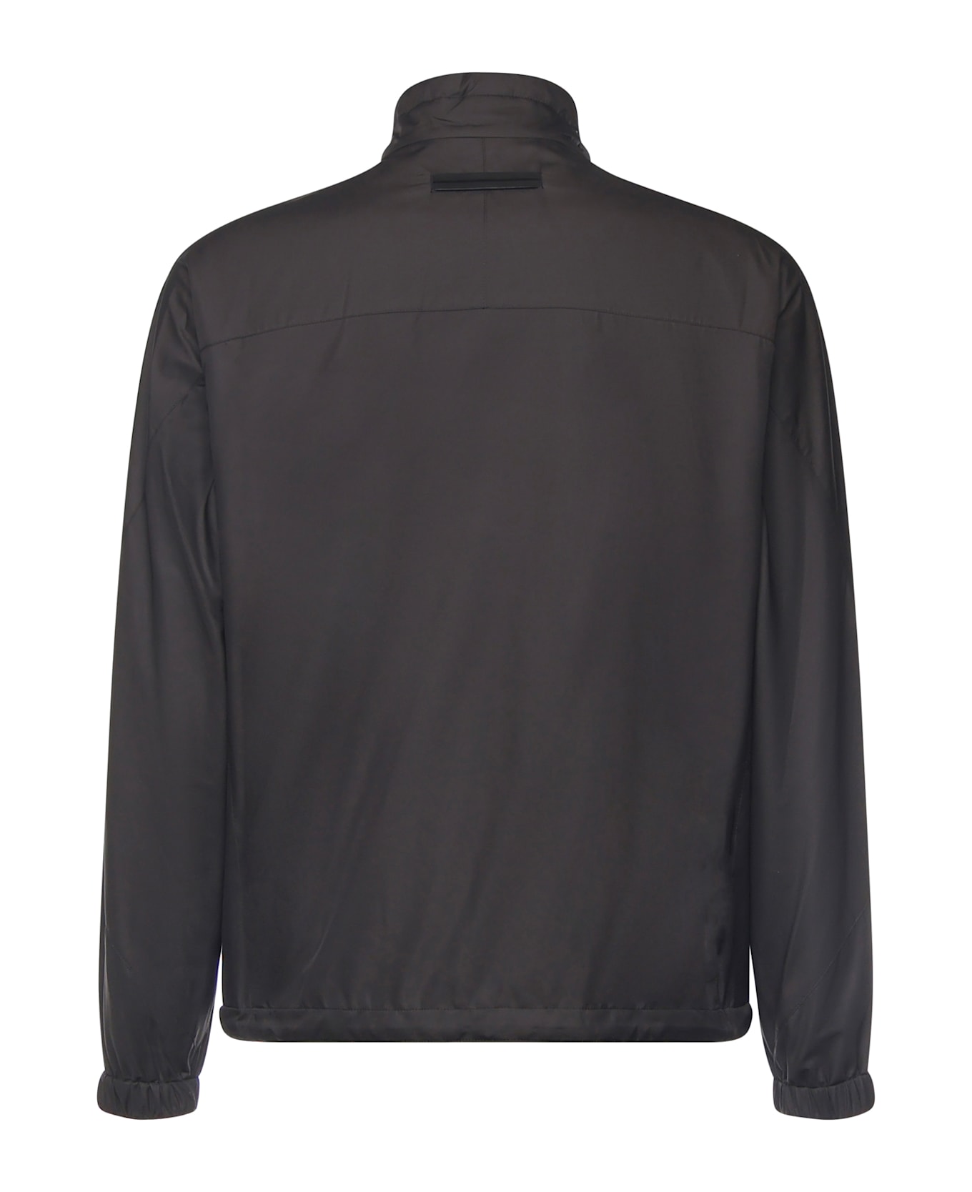 Zegna Reversible Brezza Microfiber Blouson - BLACK/GREY