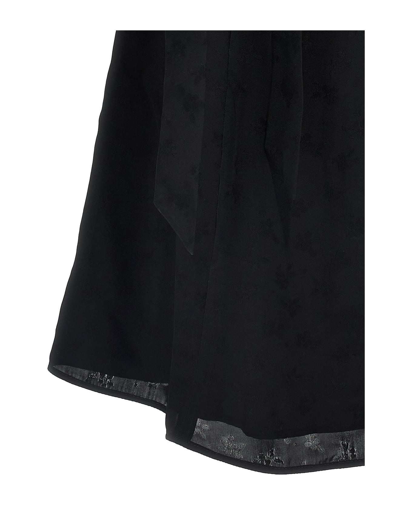 Chloé Floral Viscose Dress - Black  