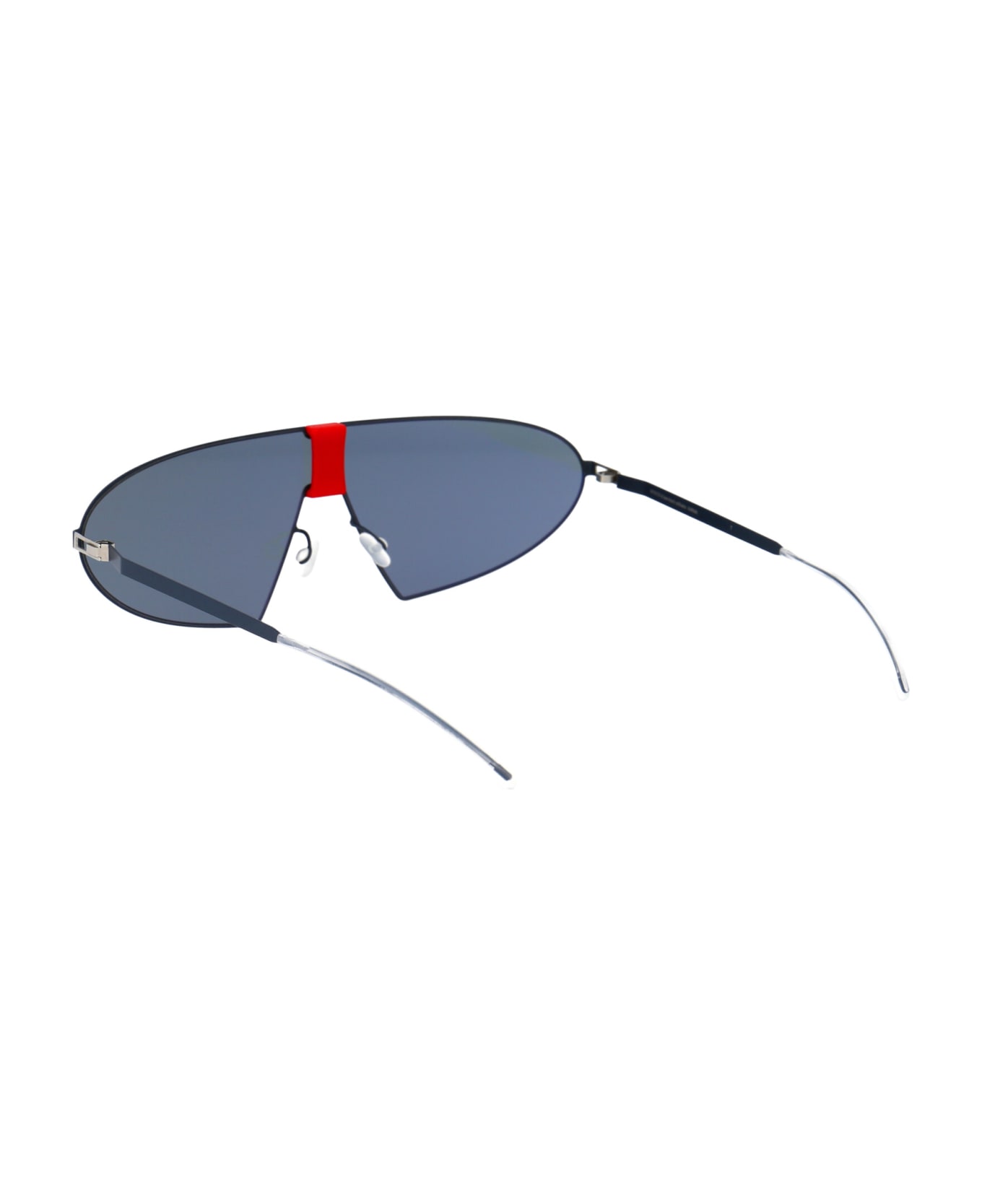 Mykita Karma Sunglasses - 422 MH39 Navy/Red Darkblue Solid Shiel