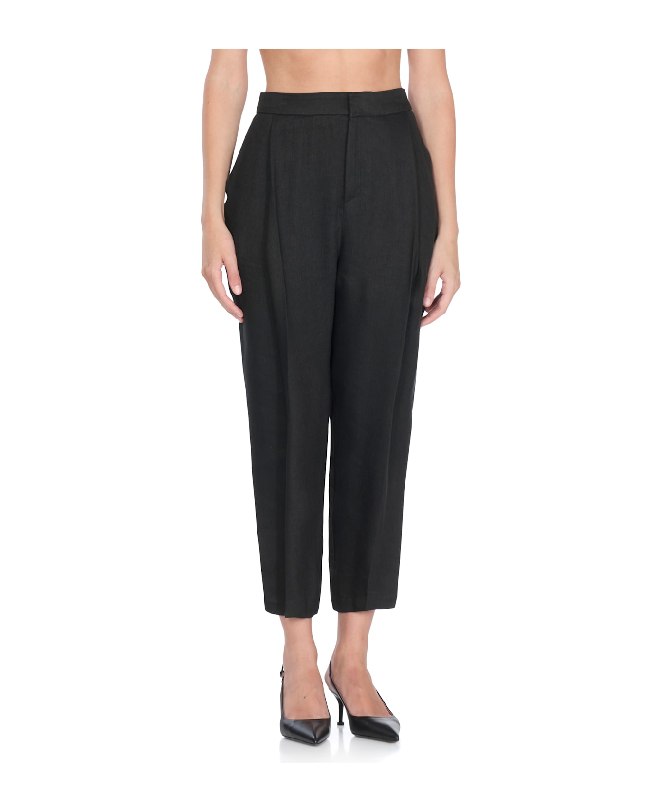 Elisabetta Franchi Trousers - Black