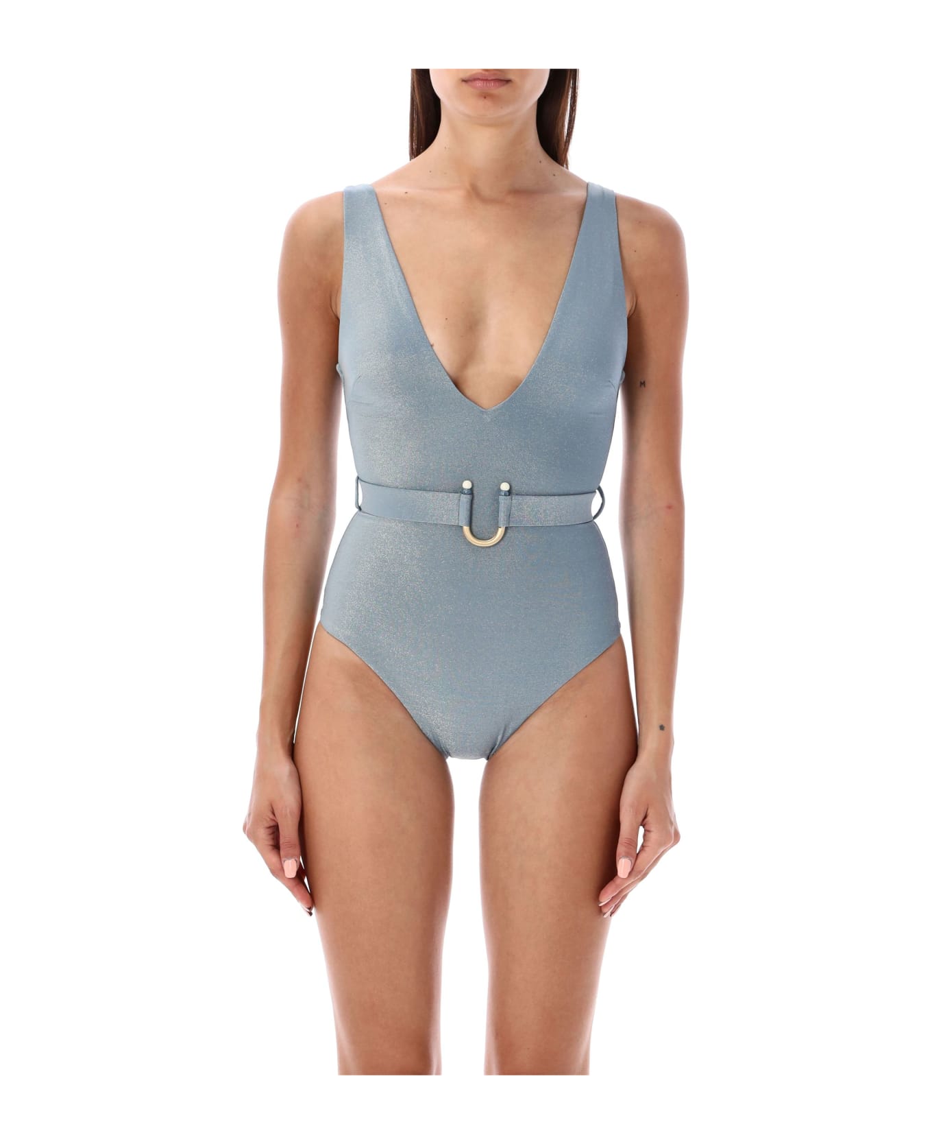 Zimmermann Swimsuit Waverly - SKY BLUE 水着