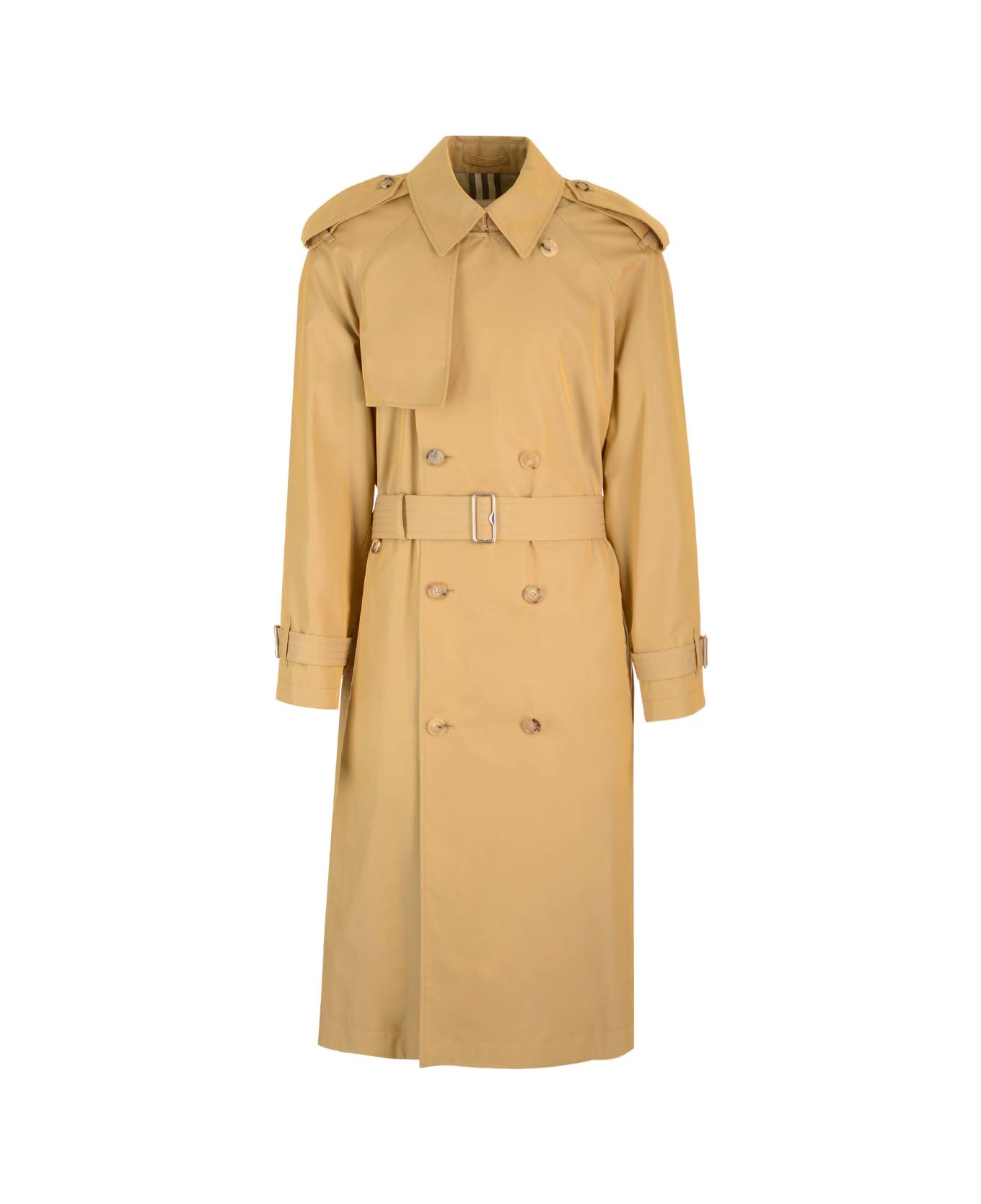 Burberry Long Trench Coat - Beige