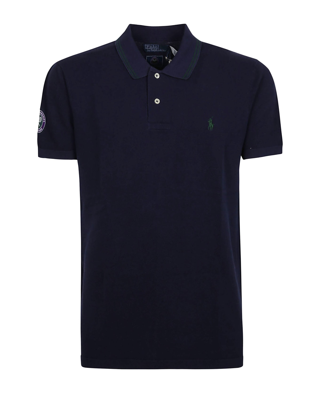 Polo Ralph Lauren Short Sleeve Polo Shirt - Refined Navy/moss Agate