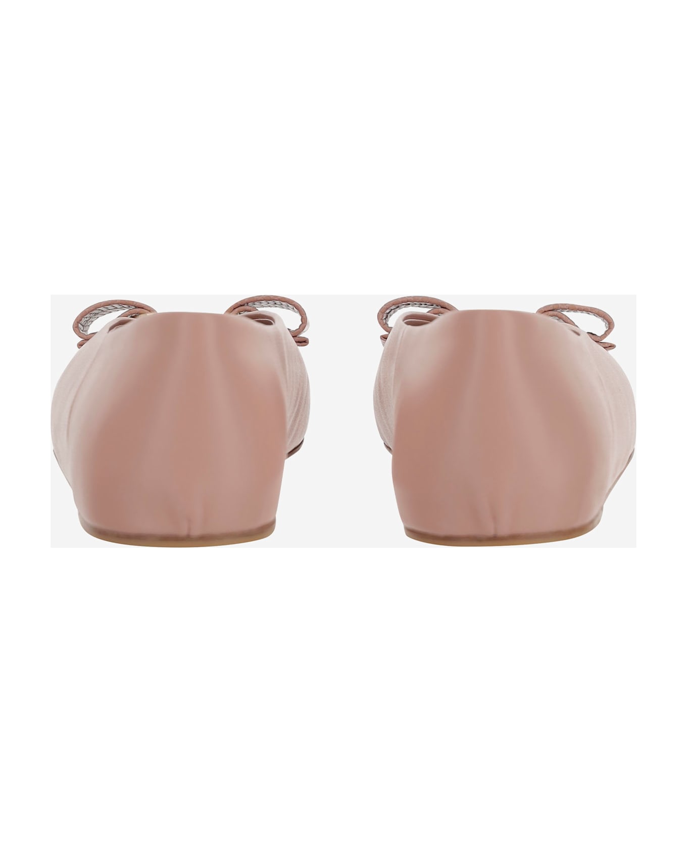 Ferragamo Vara Bow Ballet Flats - Pink