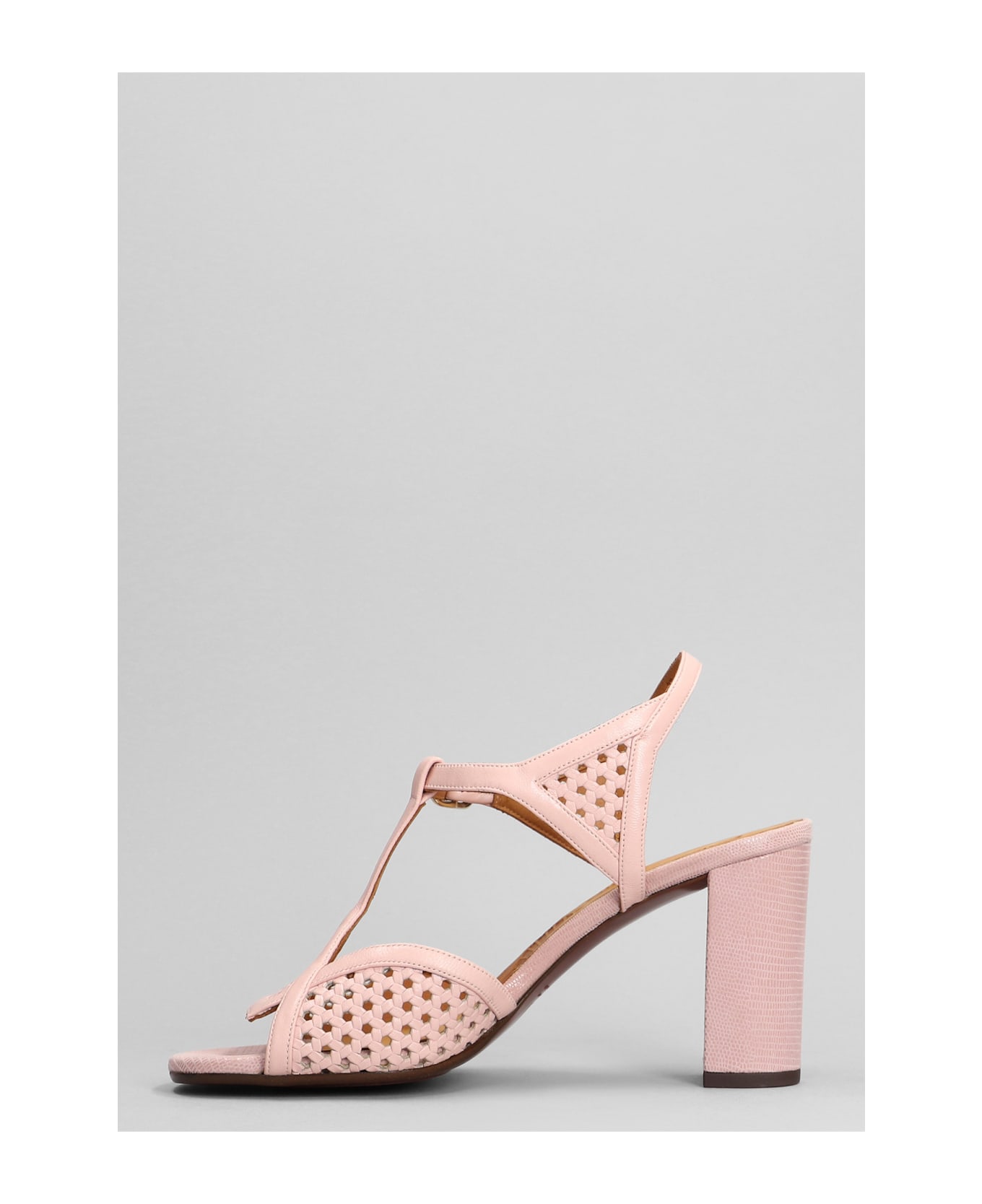 Chie Mihara Bessy Sandals In Rose-pink Leather - rose-pink サンダル