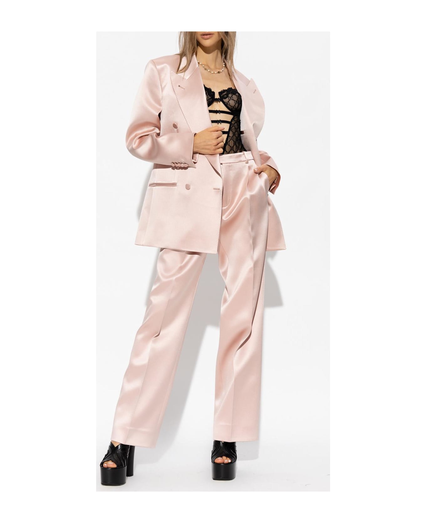 Gucci Satin Blazer - PINK