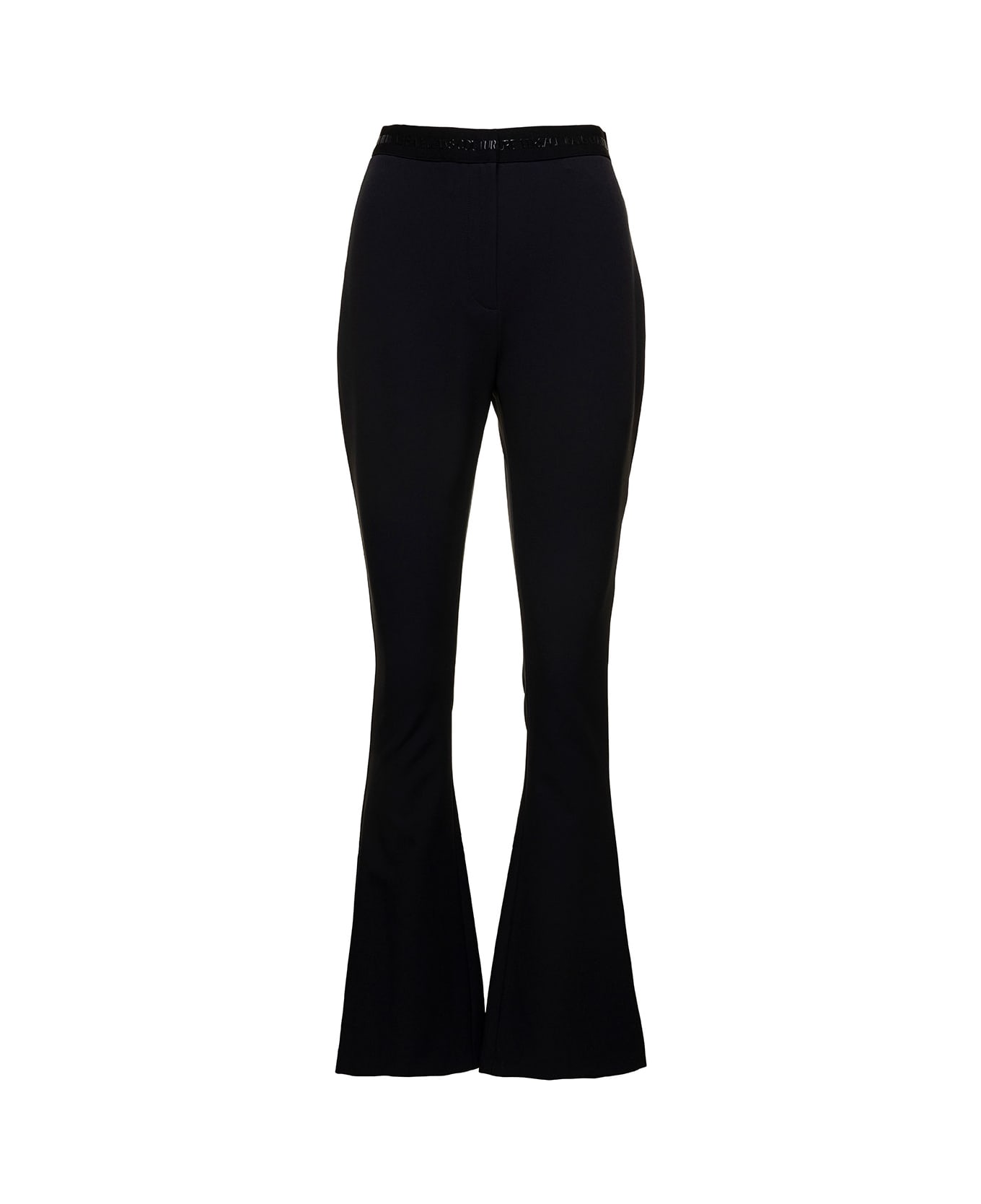 Versace Jeans Couture Flared Trousers - BLACK