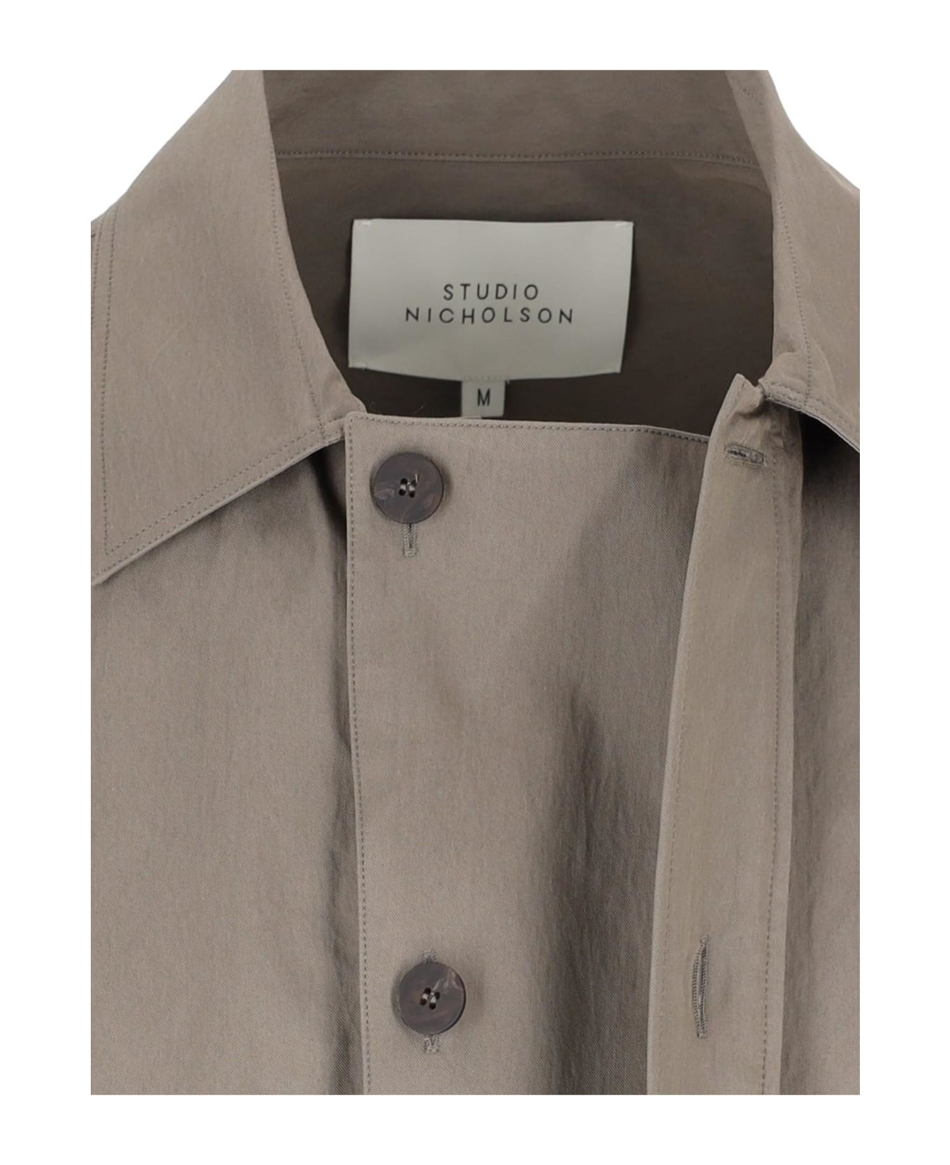 Studio Nicholson Maxi Pocket Shirt Jacket - Fatigue