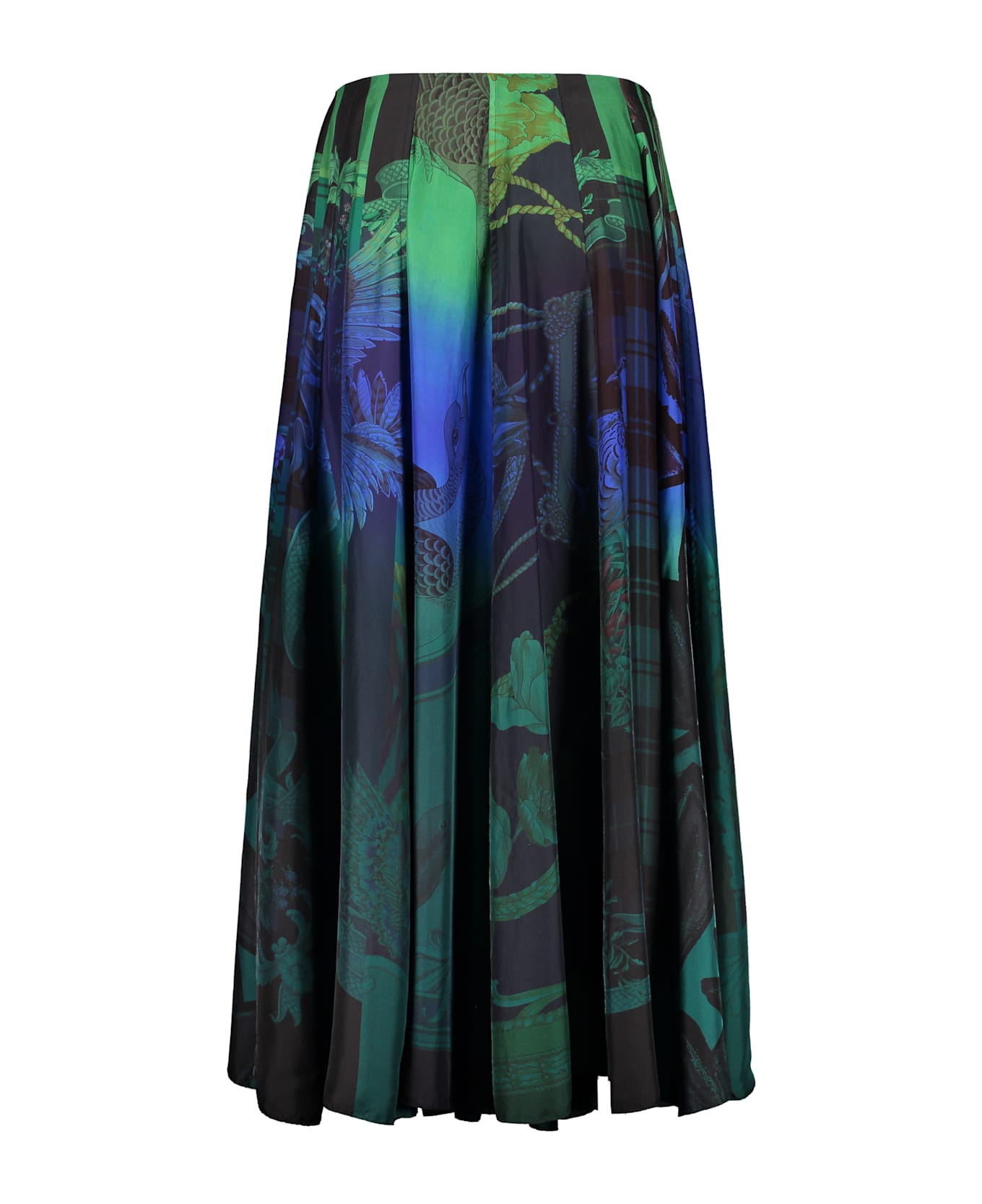 Ferragamo Jacquard Skirt - green