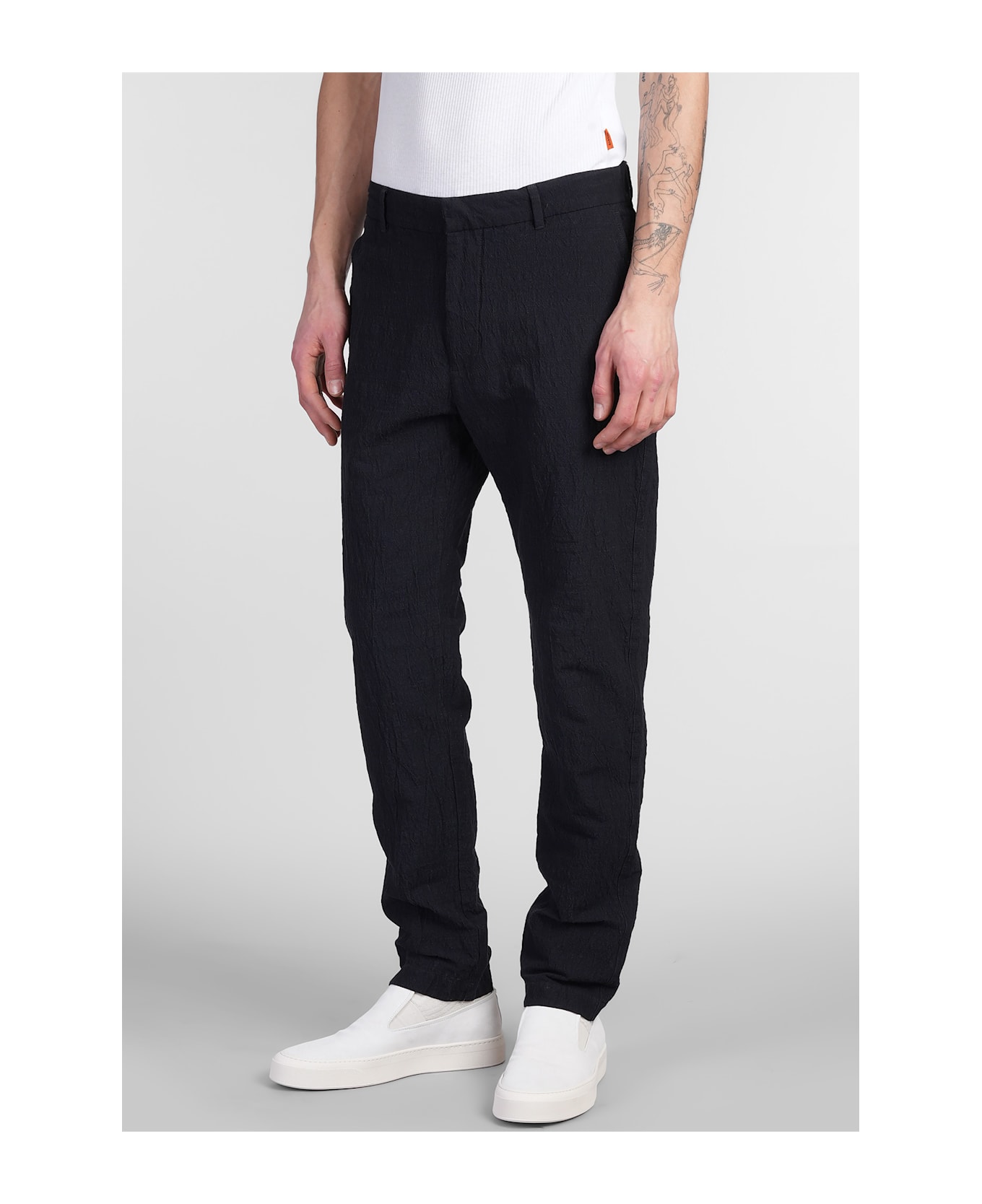 Barena Dosana Pants In Blue Cotton - blue