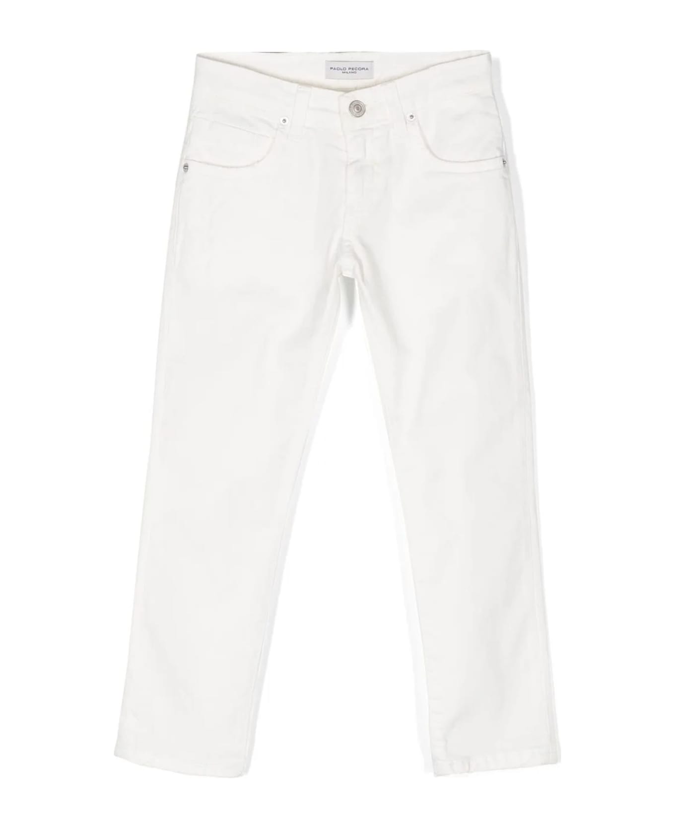 Paolo Pecora Jeans White - White ボトムス