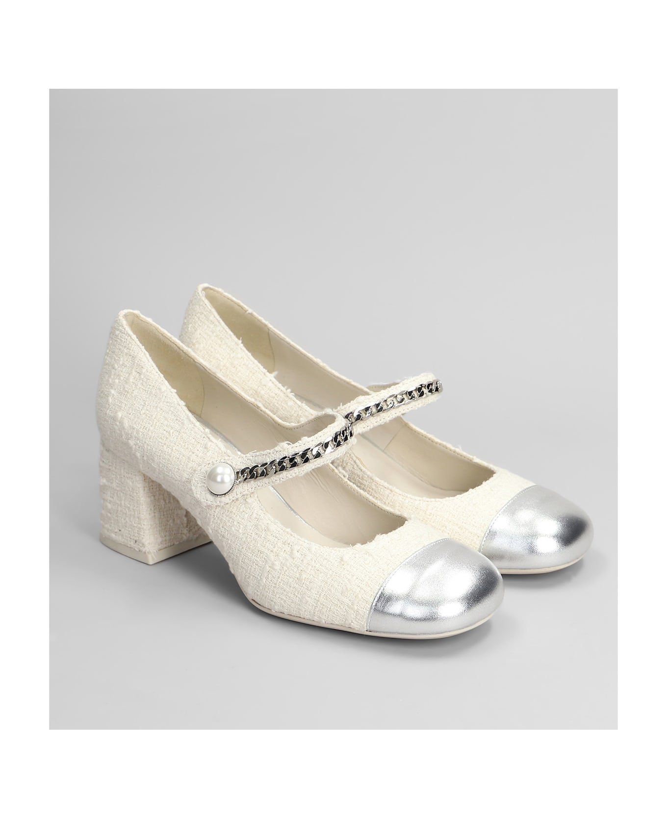 Roberto Festa Mame Pumps In Beige Fabric - beige