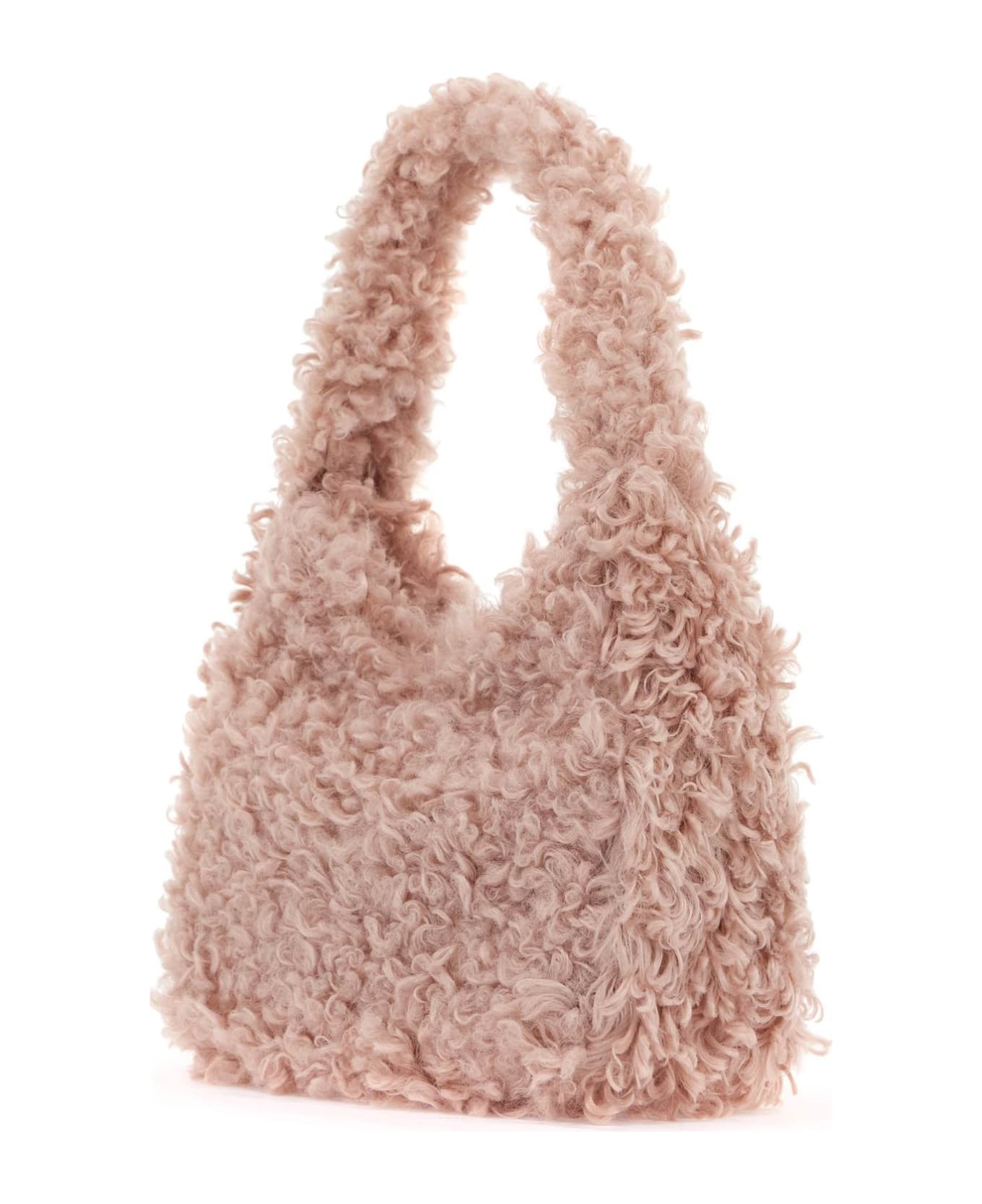 Stella McCartney Small Logo Patch Teddy Tote Bag - DUSTY ROSE (Pink)