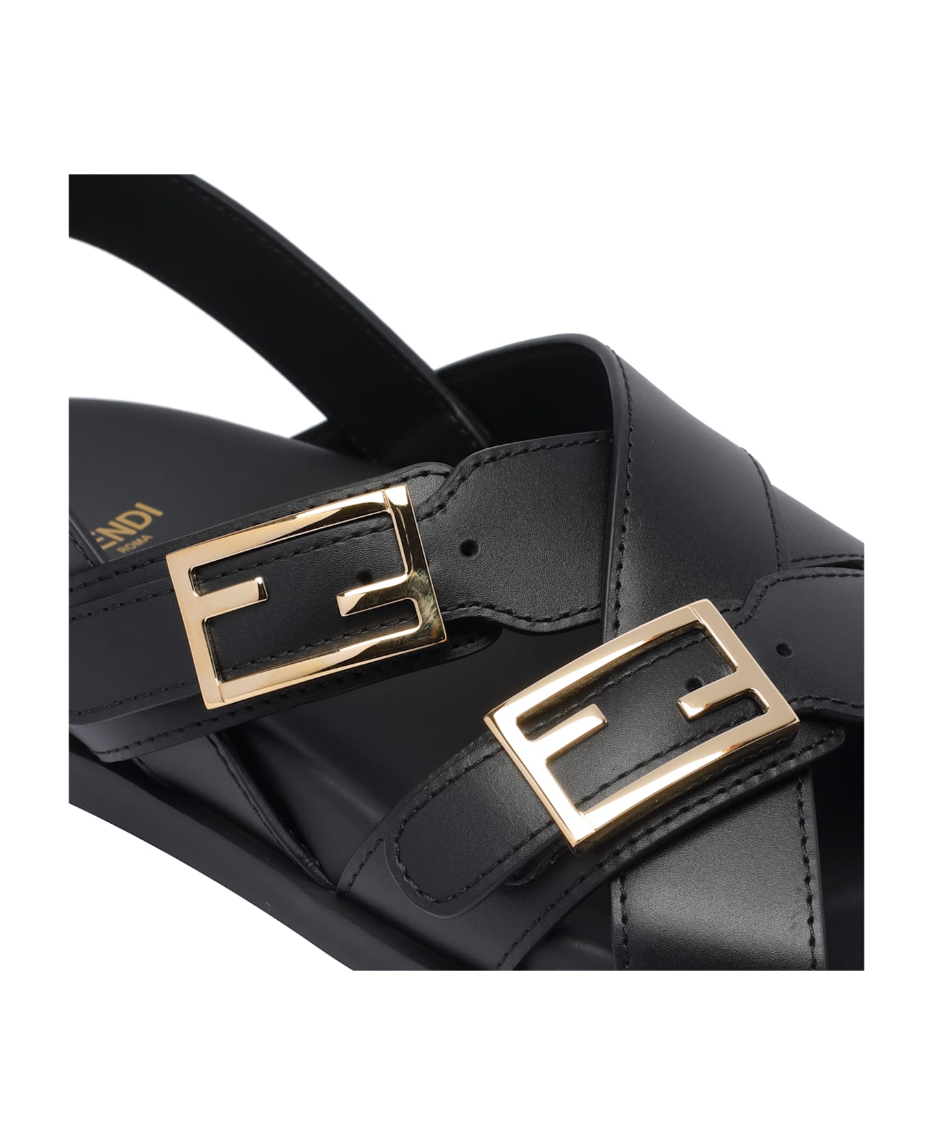 Fendi Feel Sandals - Black