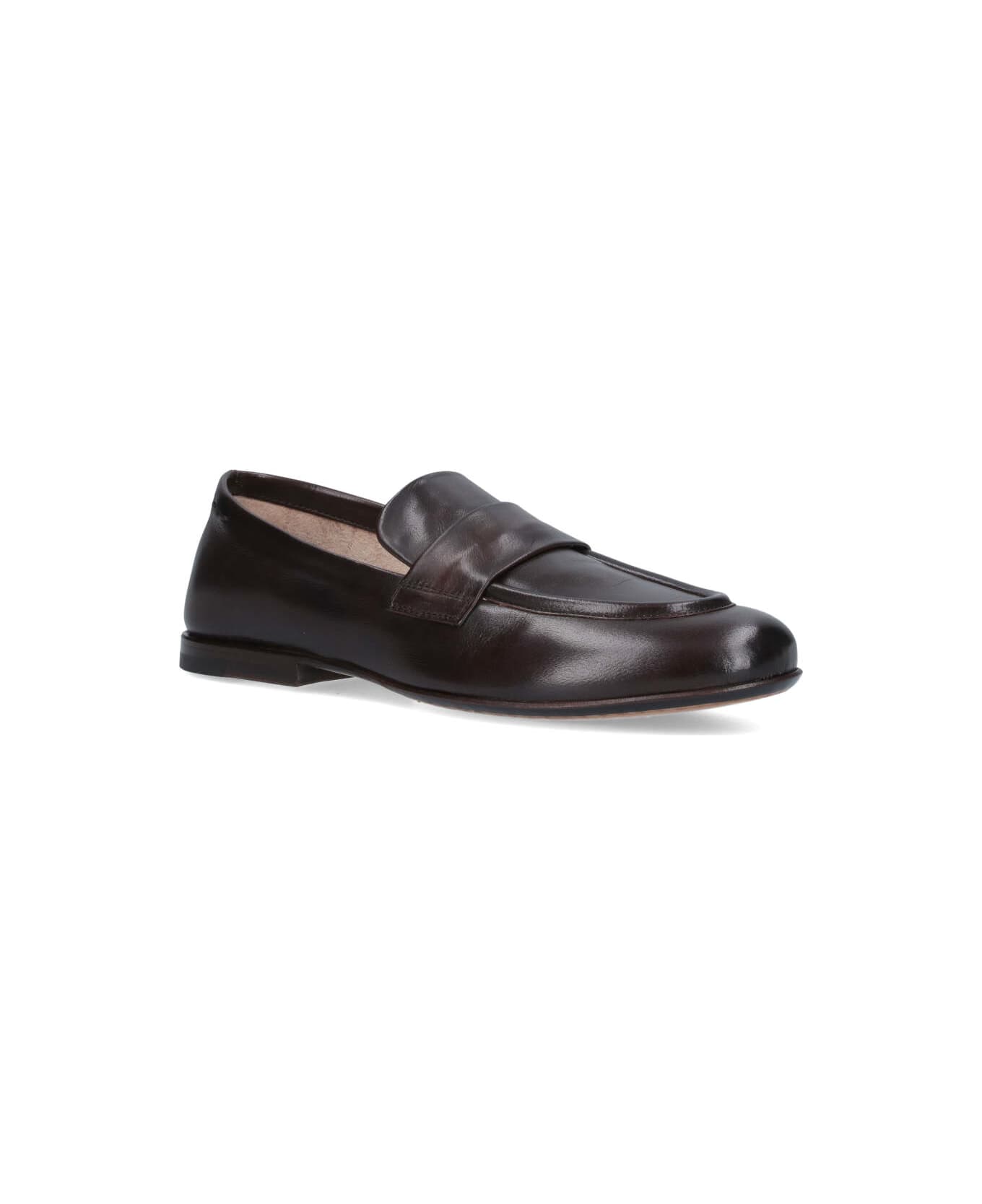 Alexander Hotto Classic Loafers - Brown ローファー＆デッキシューズ