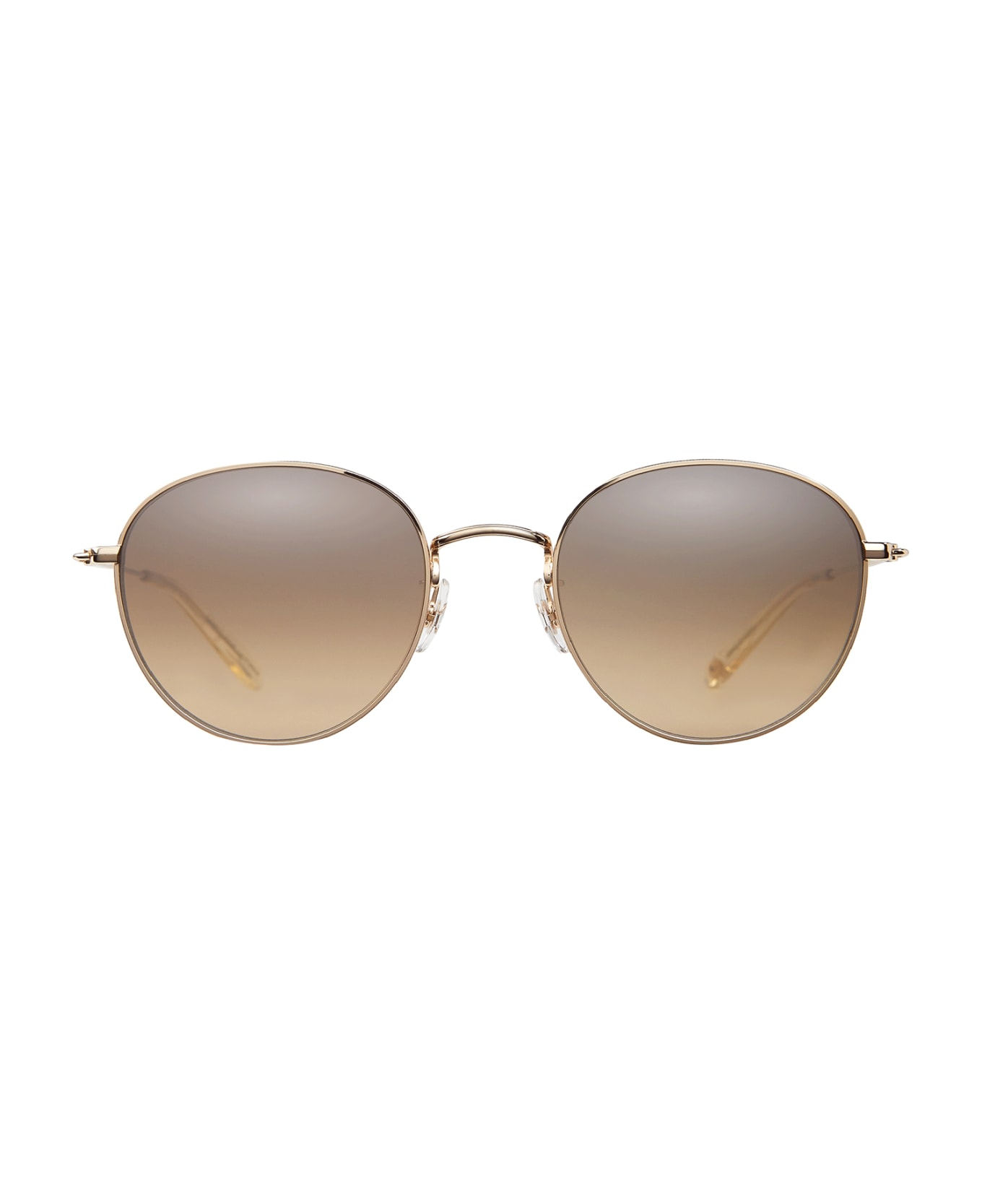 Garrett Leight Paloma M Sun Gold-pure Glass/semi-flat Brown Layered Mirror Sunglasses - Gold-Pure Glass/Semi-Flat Brown Layered Mirror