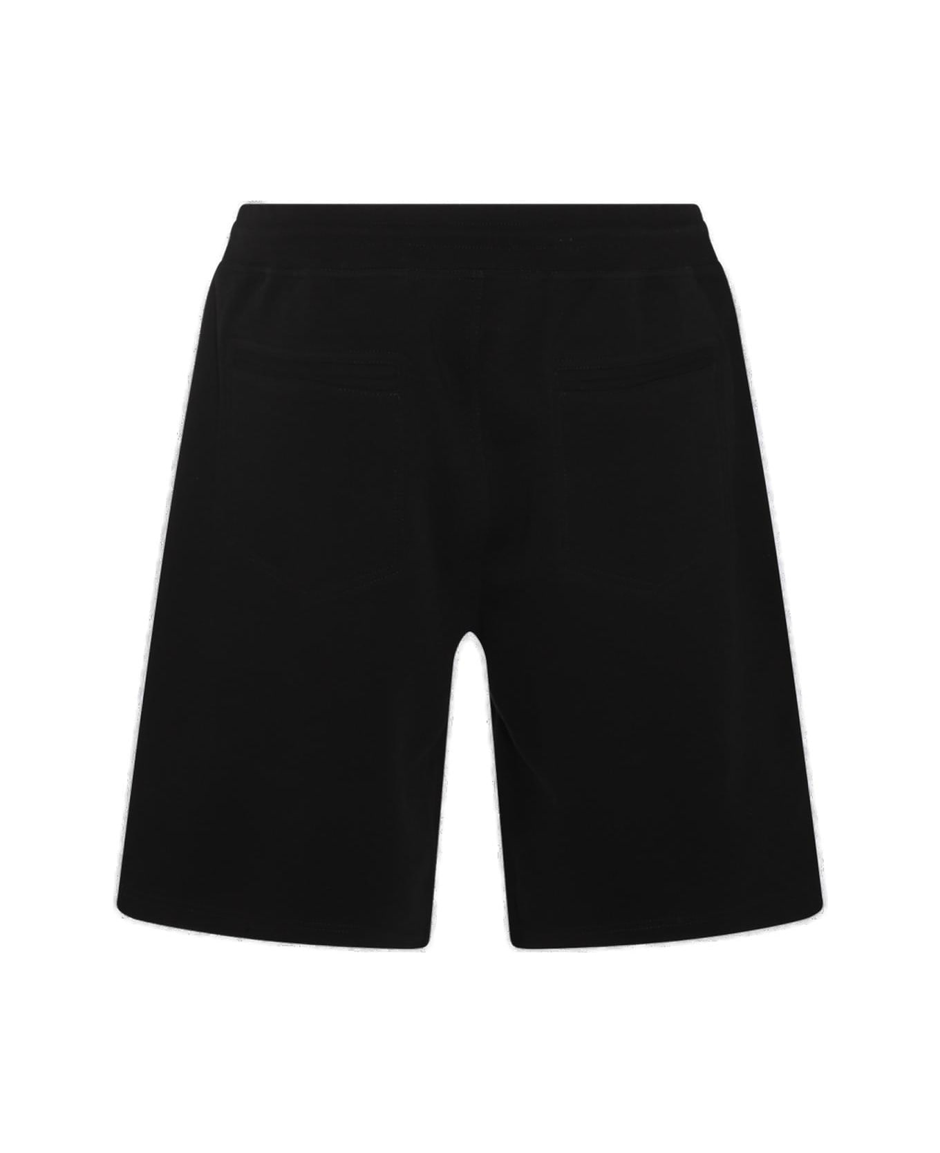 Brunello Cucinelli Jersey Bermuda Shorts - Black