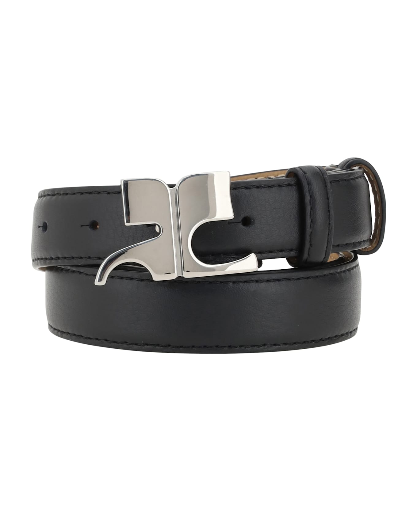 Courrèges Belt With Logo Buckle
