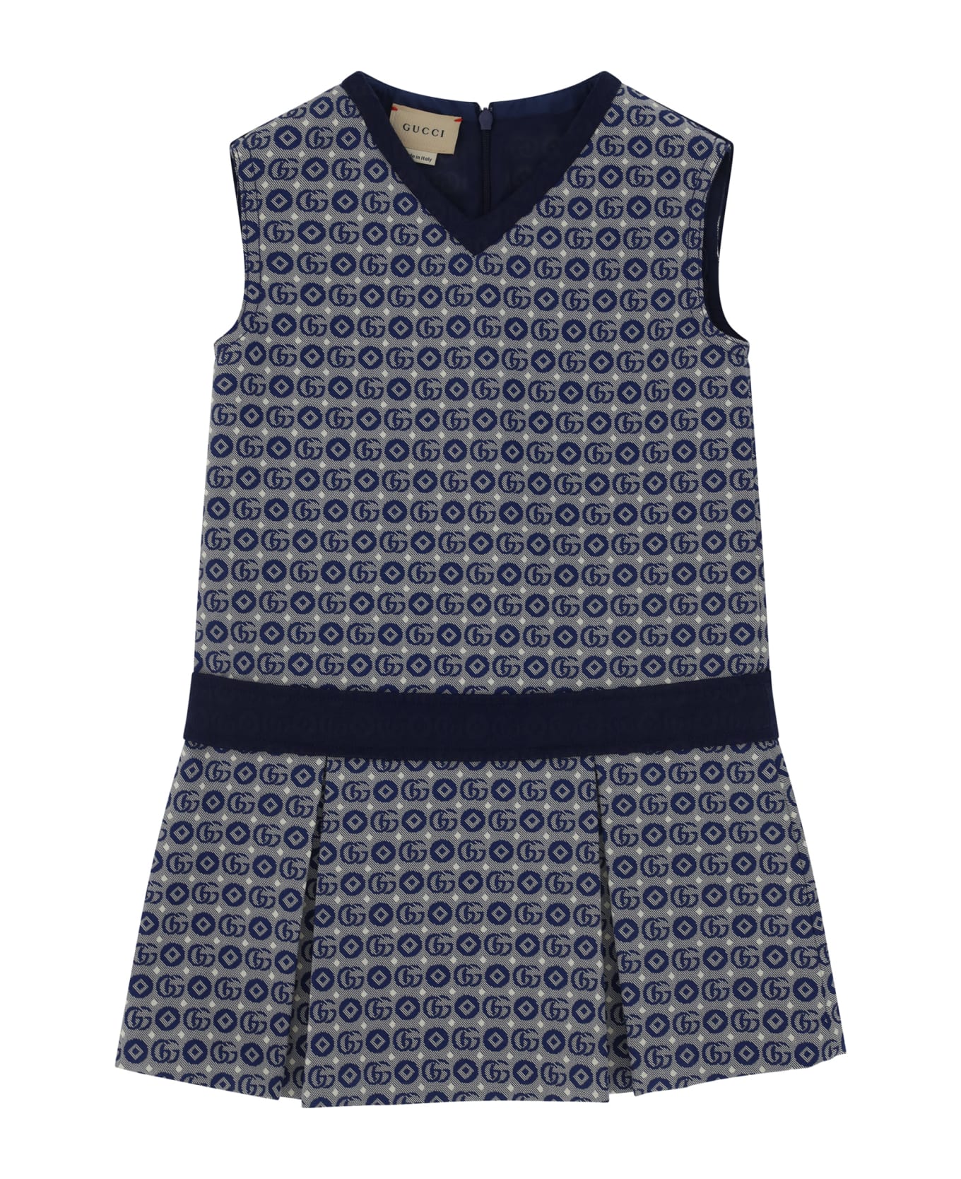 Gucci Dress For Girl - NAVY