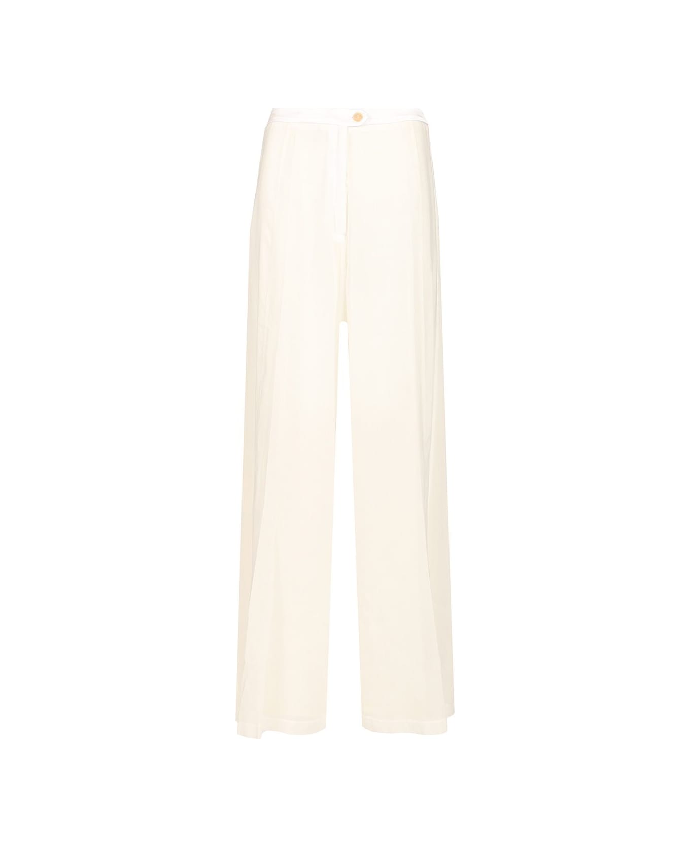 Forte_Forte Flared Trousers - White
