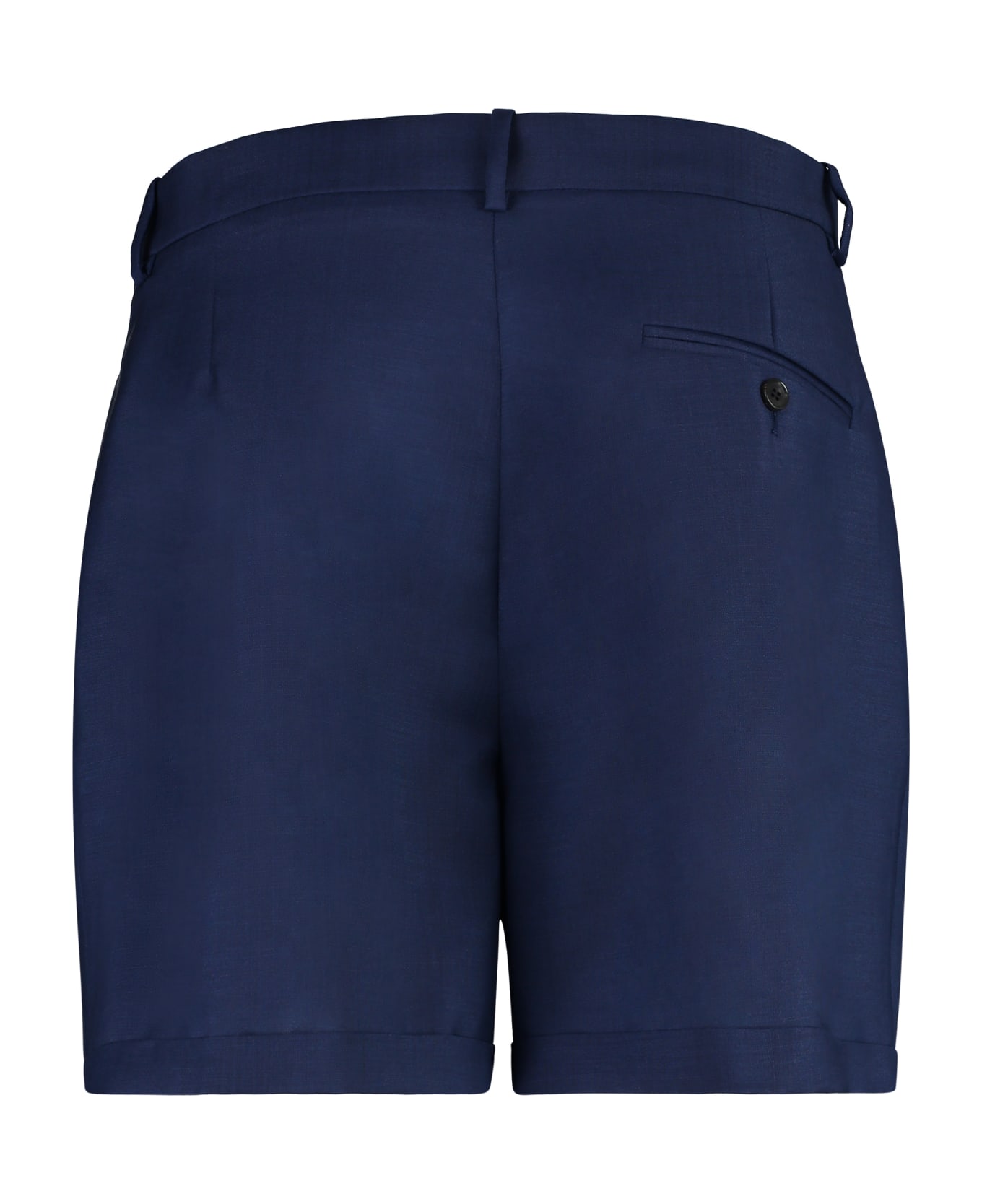 Bally Virgin Wool And Mohair Bermuda-shorts - blue