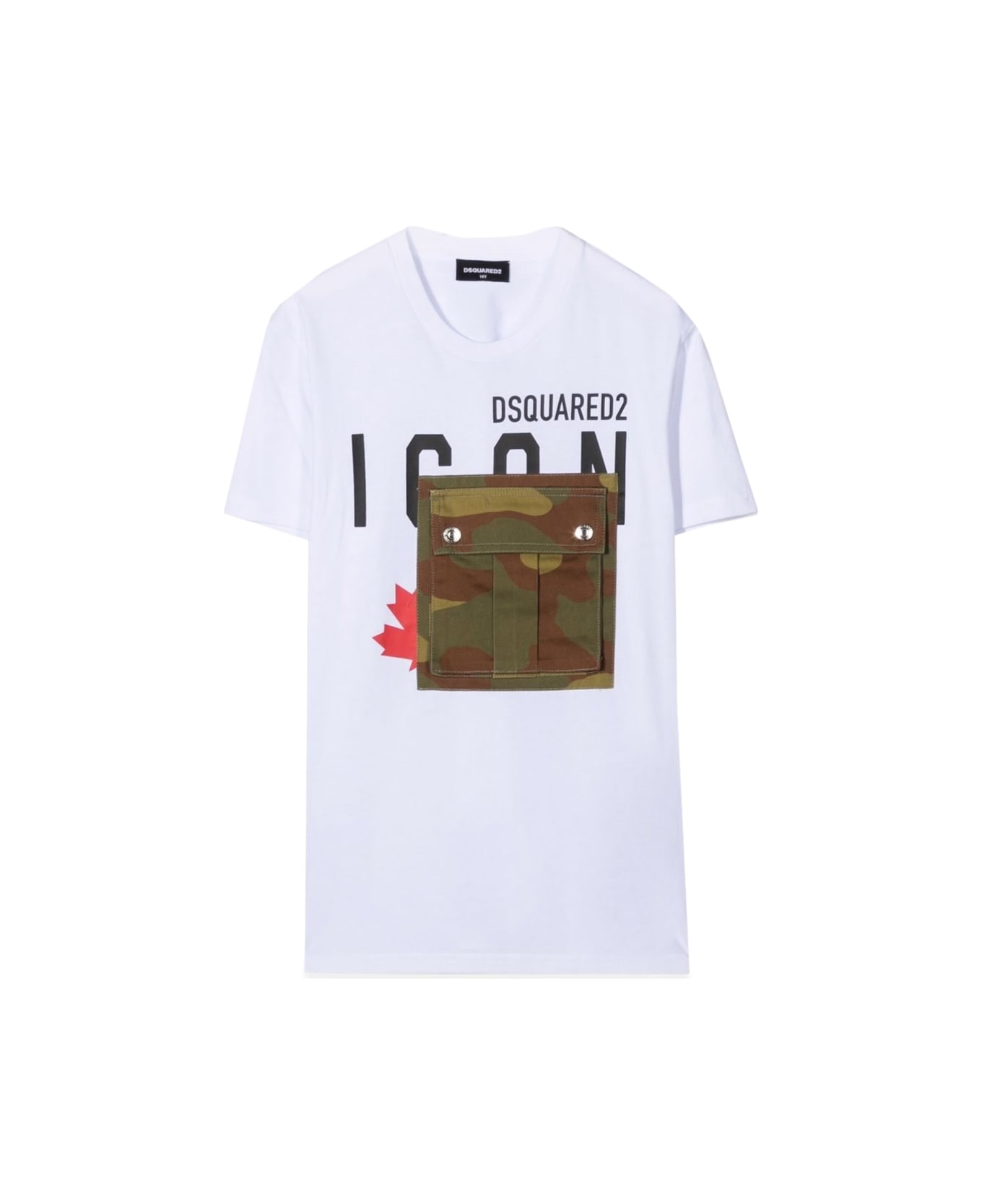Dsquared2 Relax Icon Maglietta - WHITE