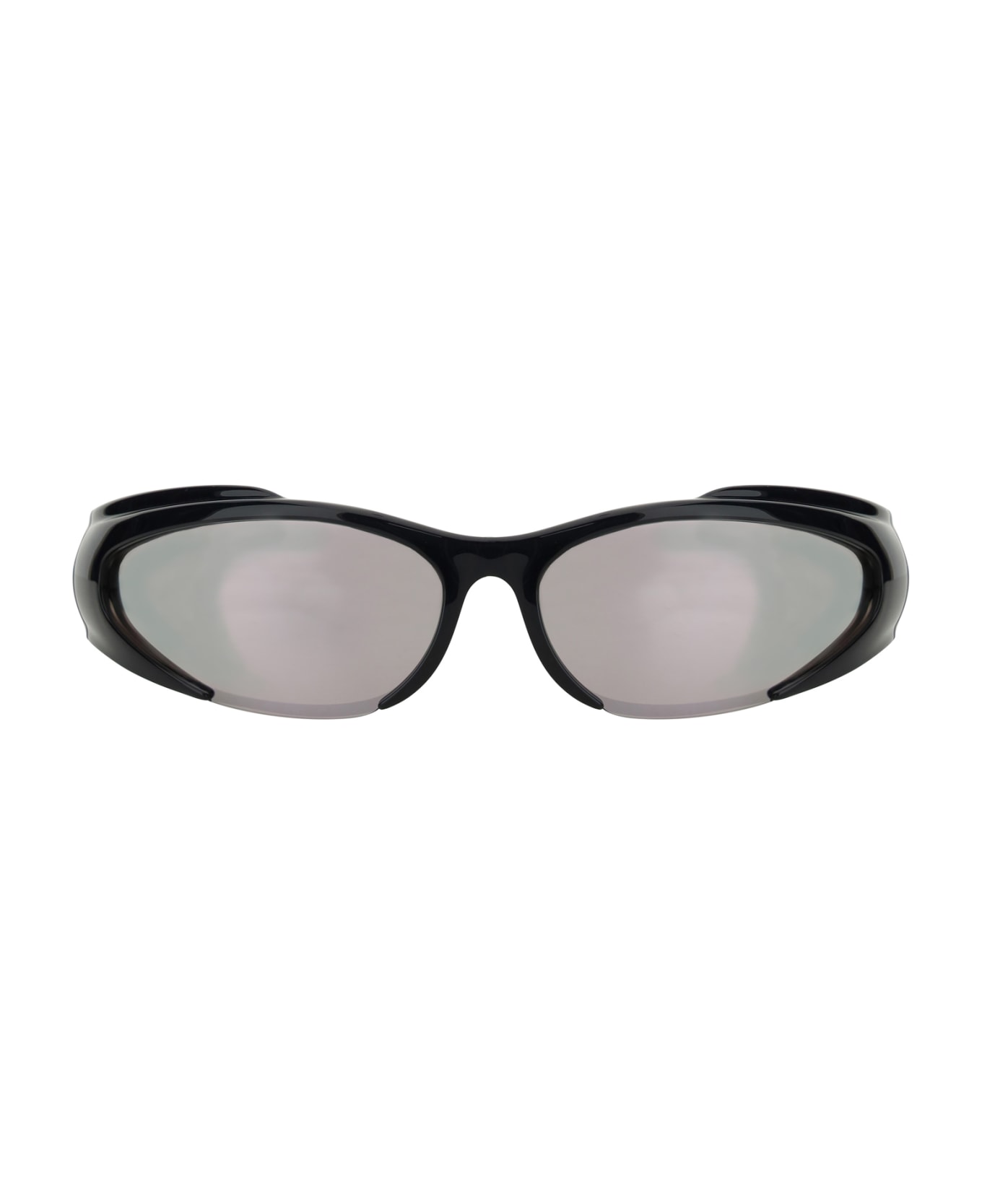 Balenciaga Eyewear Rex Xpand Sunglasses - Black/mirror Silver サングラス