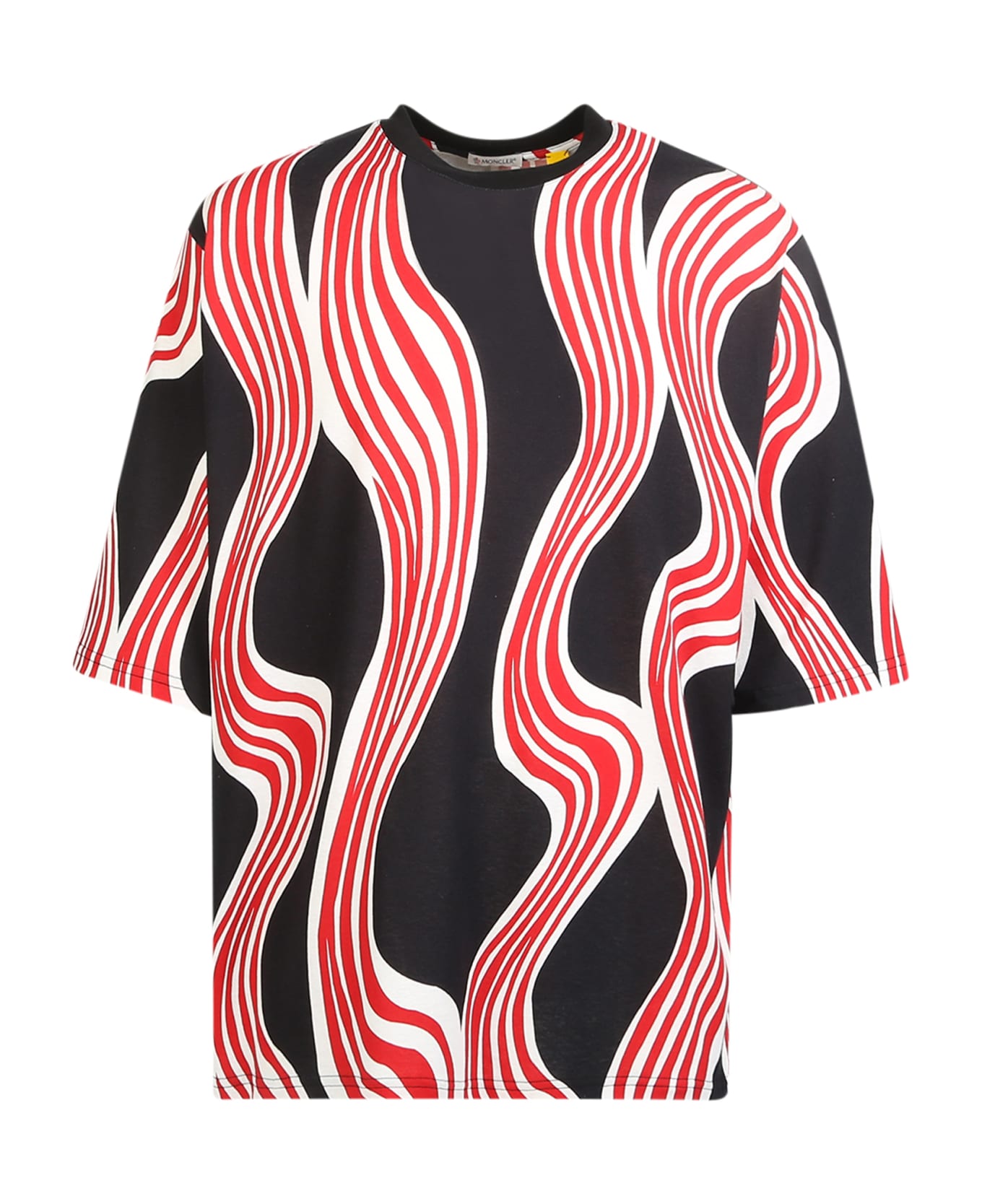 Moncler Genius Printed T-shirt - Moncler Jw Anderson - Red シャツ
