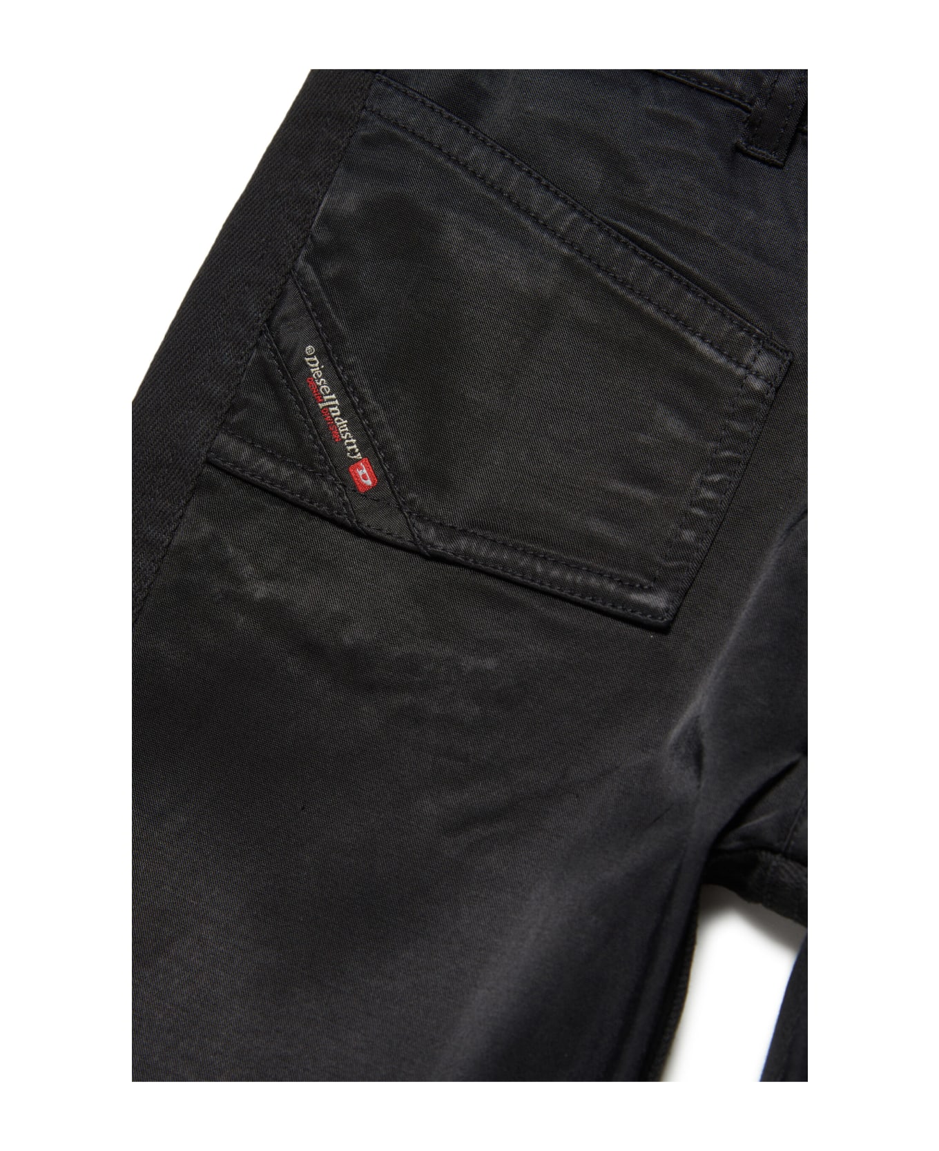 Diesel Peder Trousers Diesel Black Trousers In A Mix Of Fabrics - Black