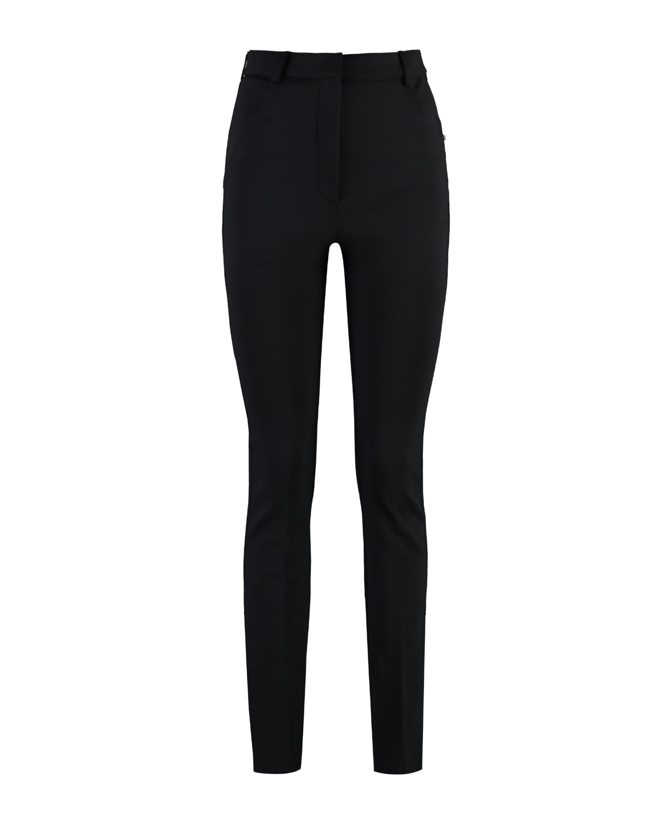 SportMax Teti Virgin Wool Trousers - black