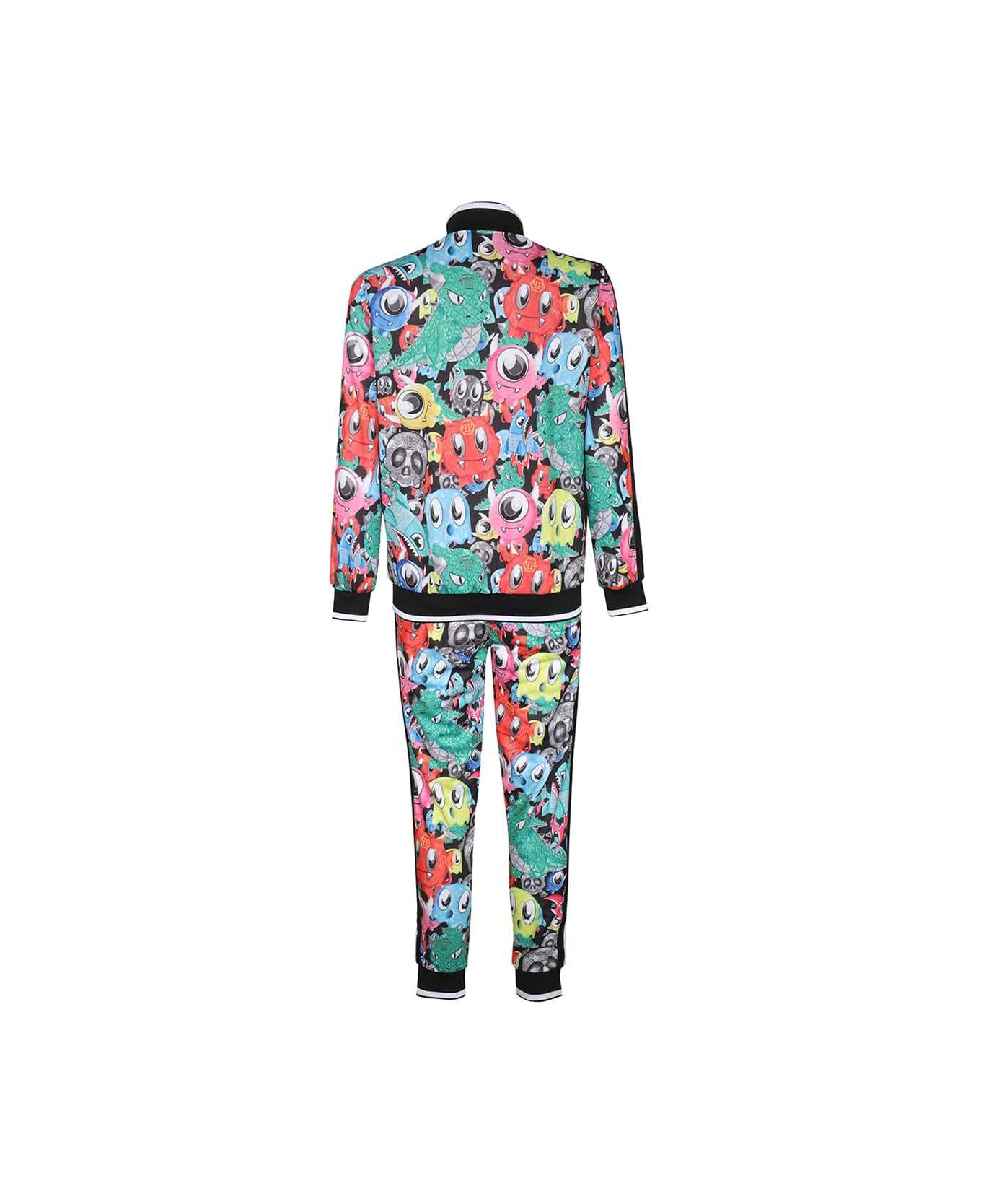 Philipp Plein Two-piece Cotton Suit - Multicolor